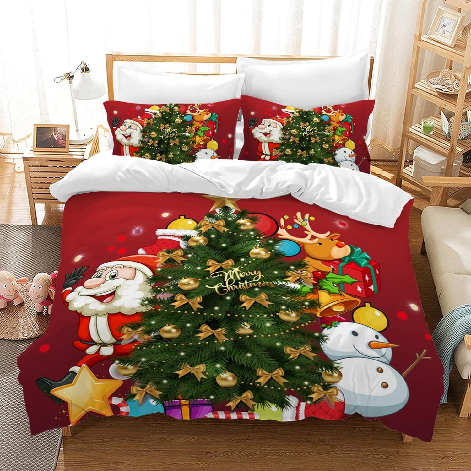 HT Bettwäsche Weihnachten Bettwäsche Sets, 200×200 günstig online kaufen