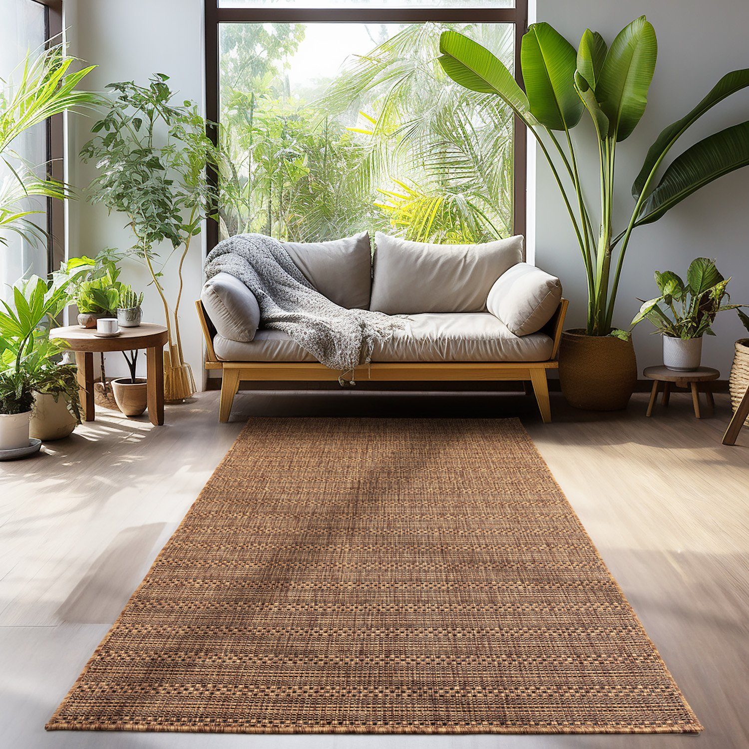 SIMPEX24 Outdoorteppich Vintage Design, Läufer, Höhe: günstig online kaufen