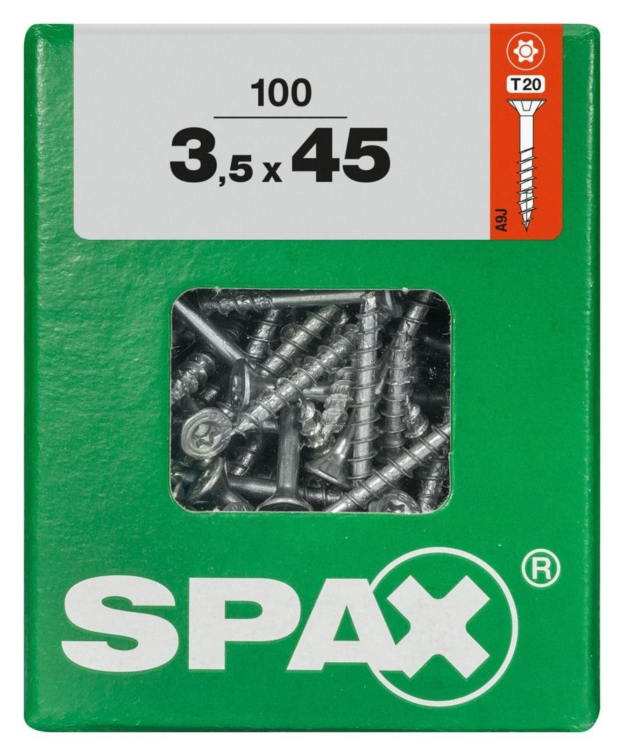 SPAX Holzbauschraube Spax Universalschrauben 3.5 x 45 mm TX 20 - 100