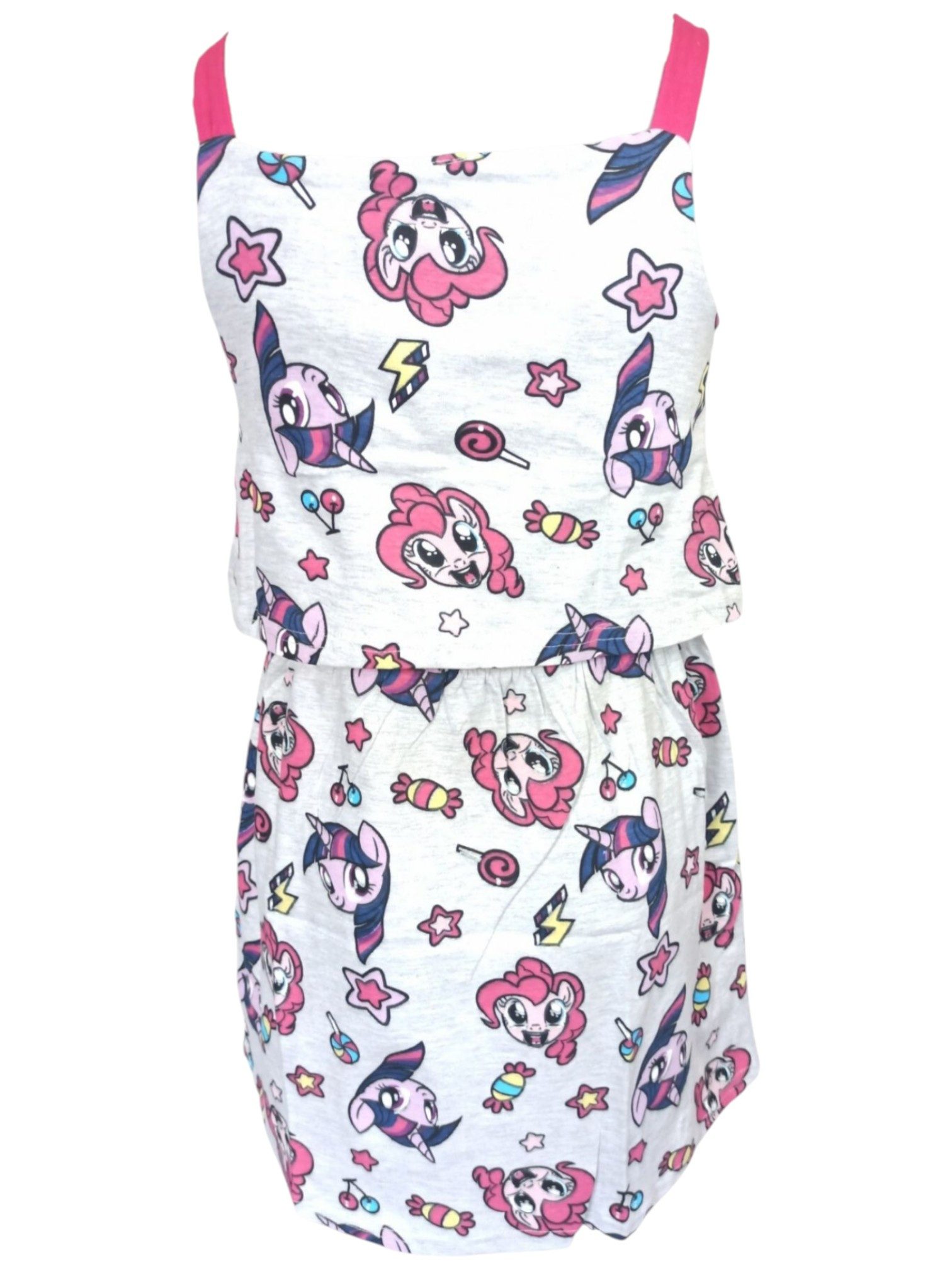 My Little Pony Sommerkleid Mädchen Jerseykleid mit Träger Gr. 98-128 cm