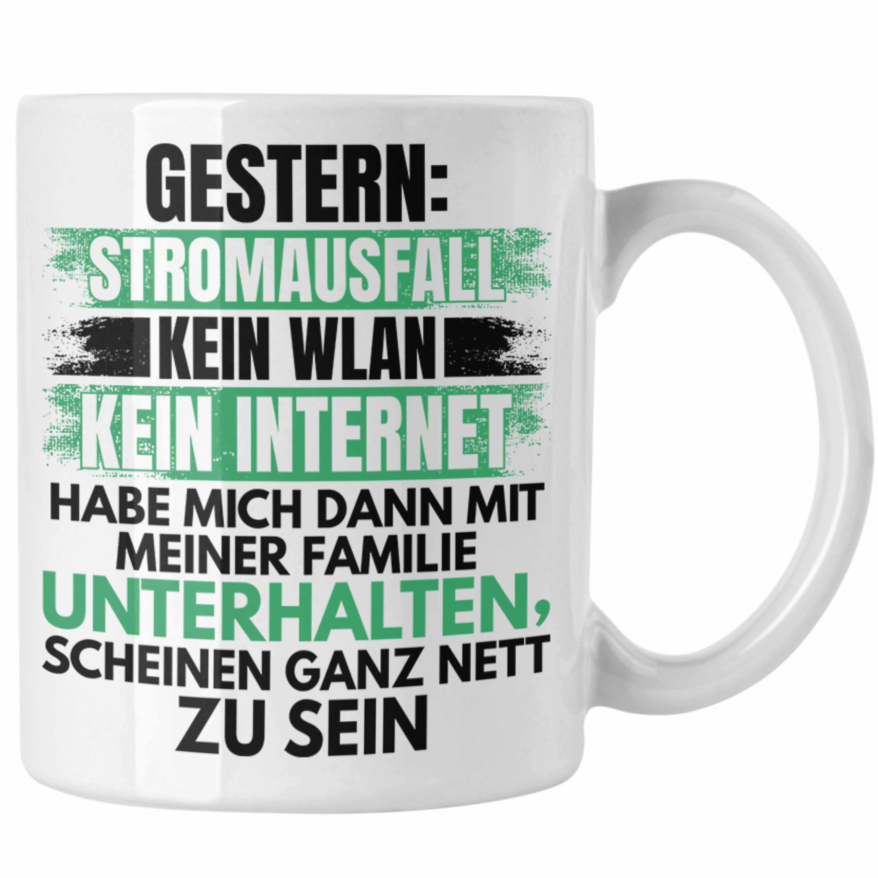 Trendation Tasse Trendation - Lustige Gamer Tasse Zocker Geschenk Gamer Gamergirl Geschenkidee Geburtstag Weiss