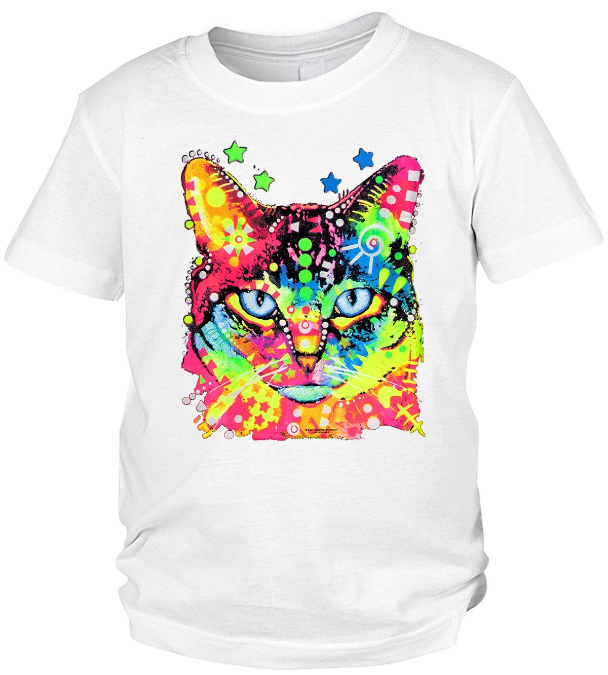 Print-Shirt Katzen Motiv Kindershirt