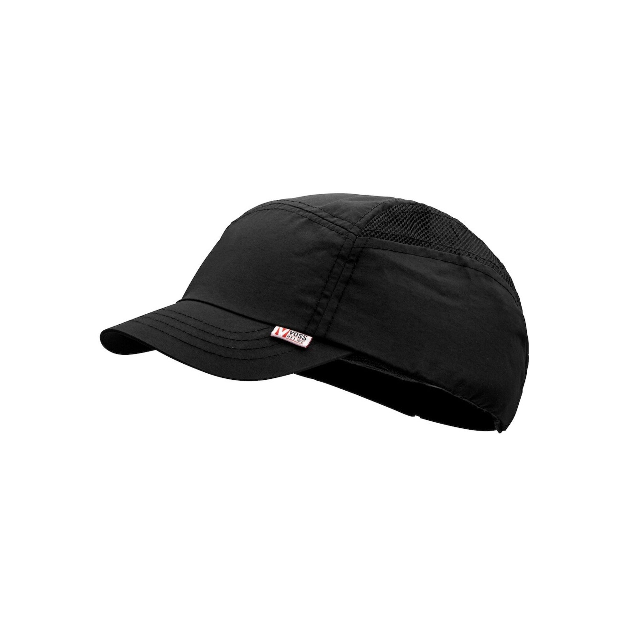 Voss Endkappe Voss Anstoßkappe-Cap modern style 52-63cm schwarz Mikrofaser EN 812:19