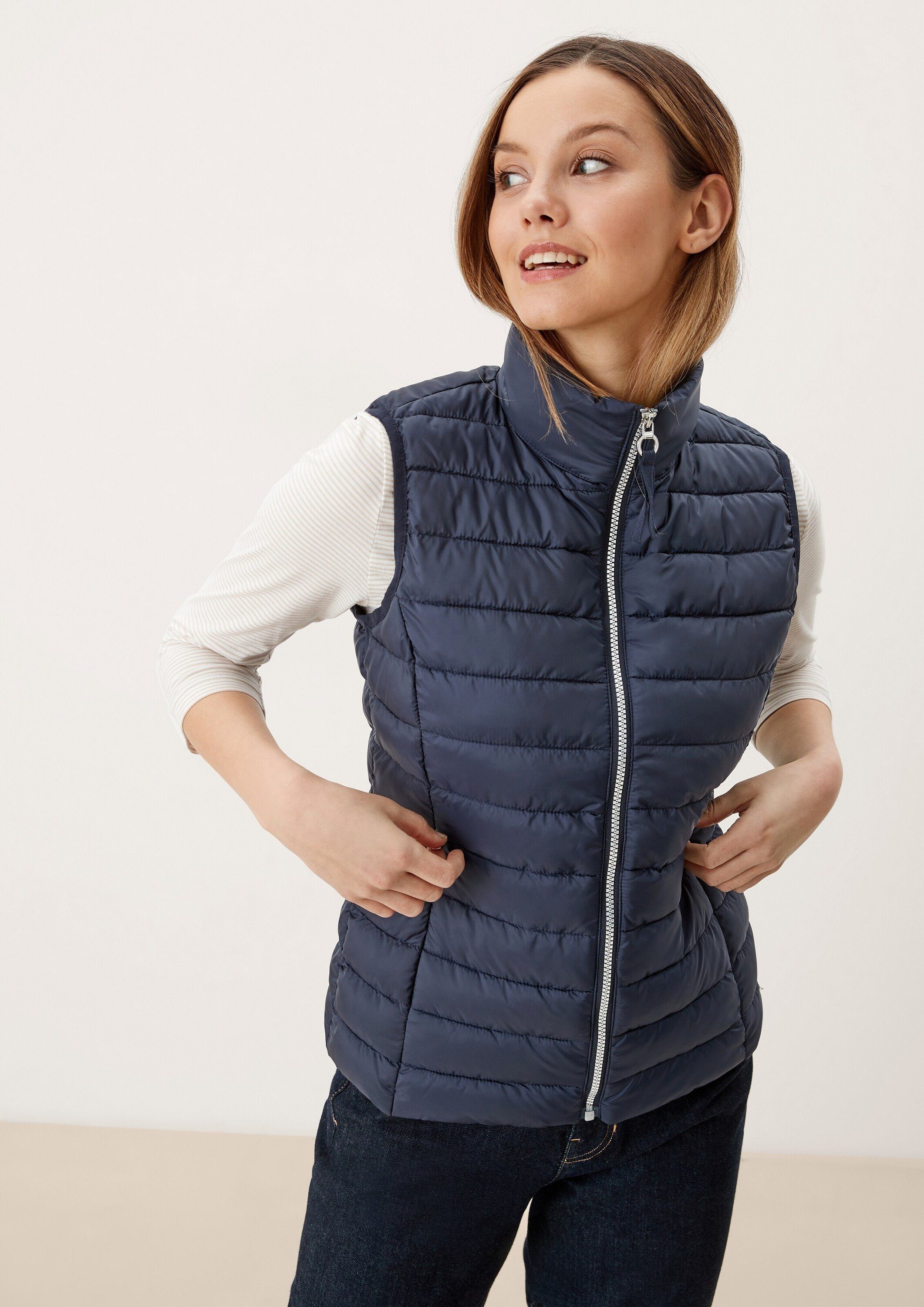 s.Oliver Steppweste (1-tlg) Plain/ohne Details