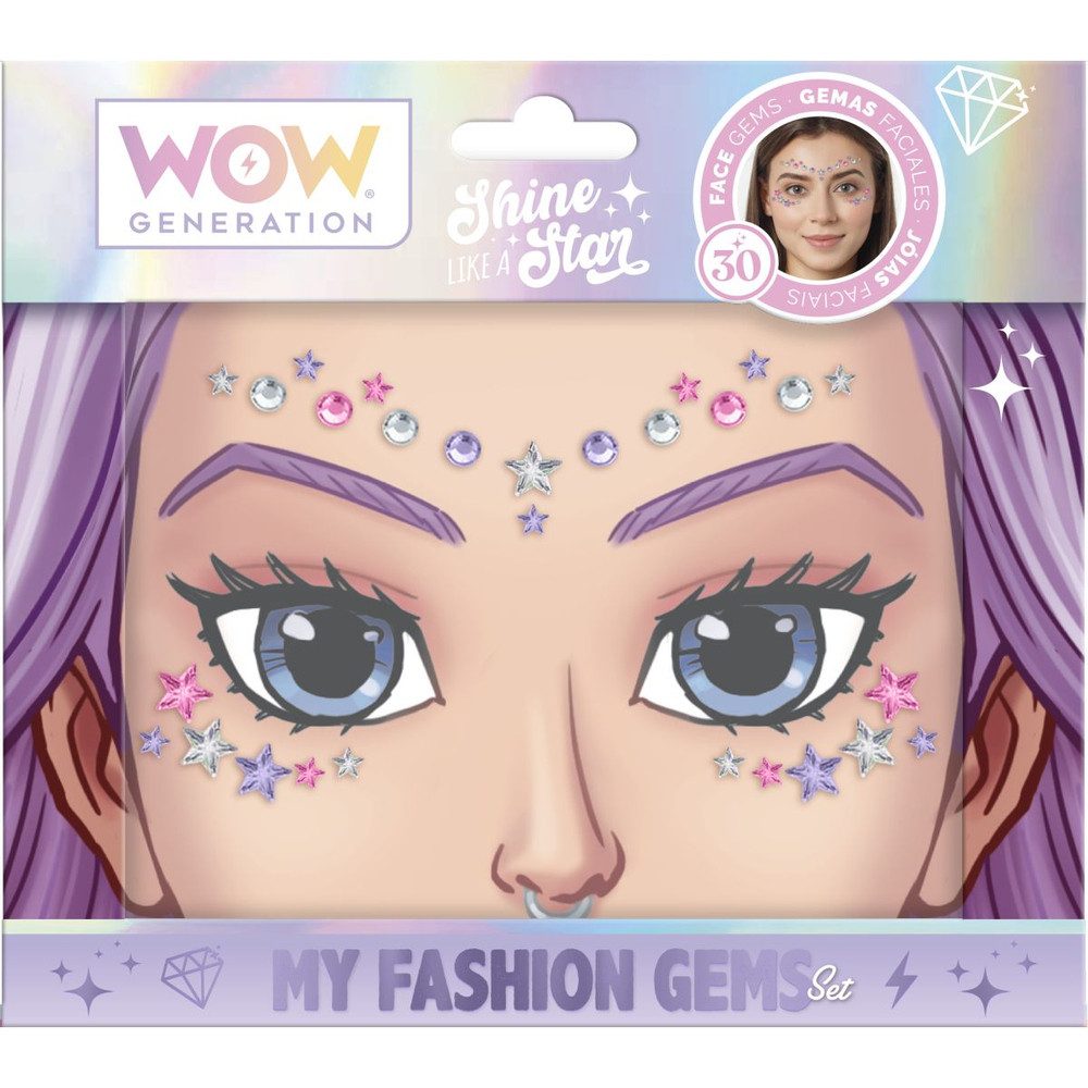 Schminkkopf WOW Generation - Gesichtsschmuck - 1 Set