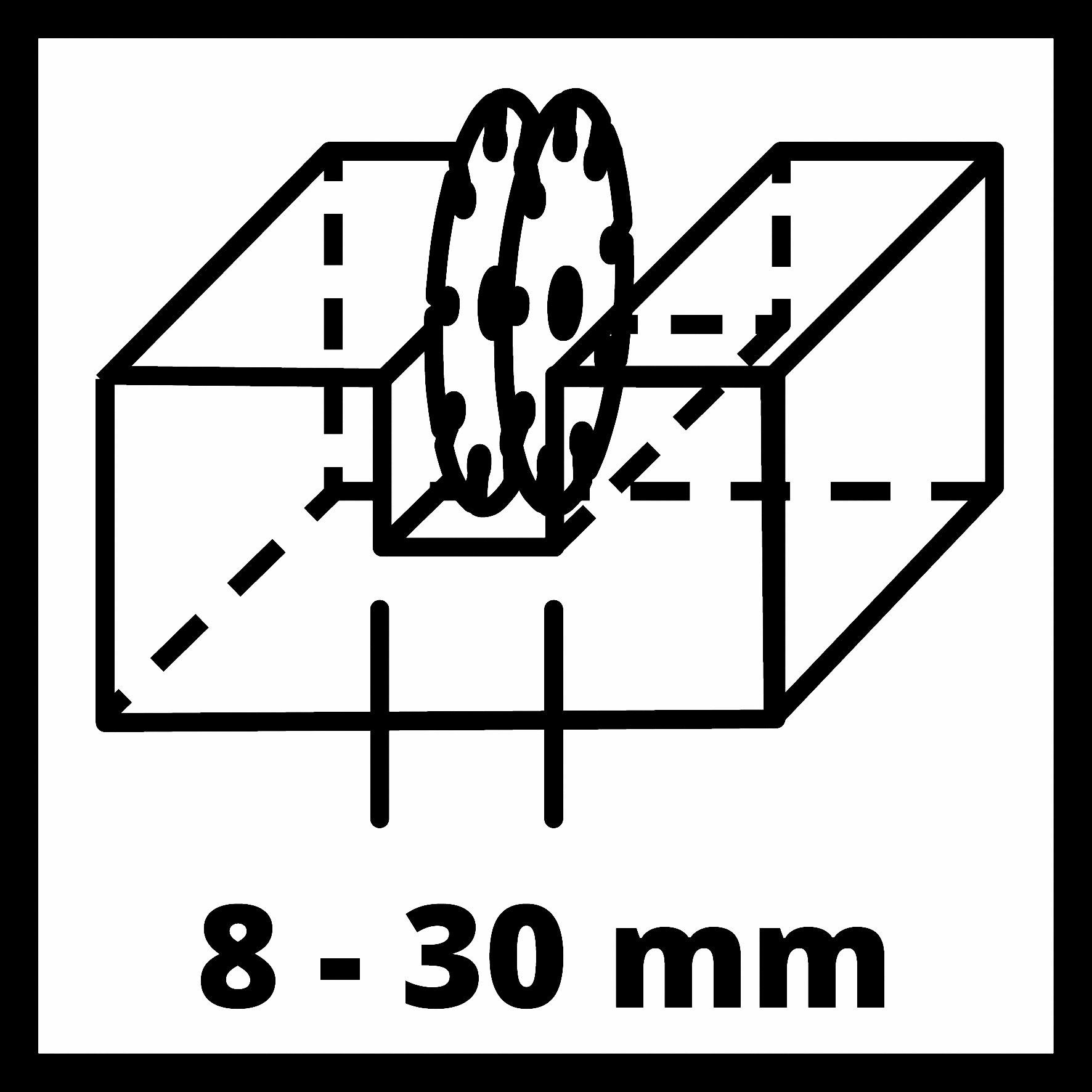 TE-MA inkl. Mauernutfräse Einhell 2 1500, Diamant-Trennscheiben