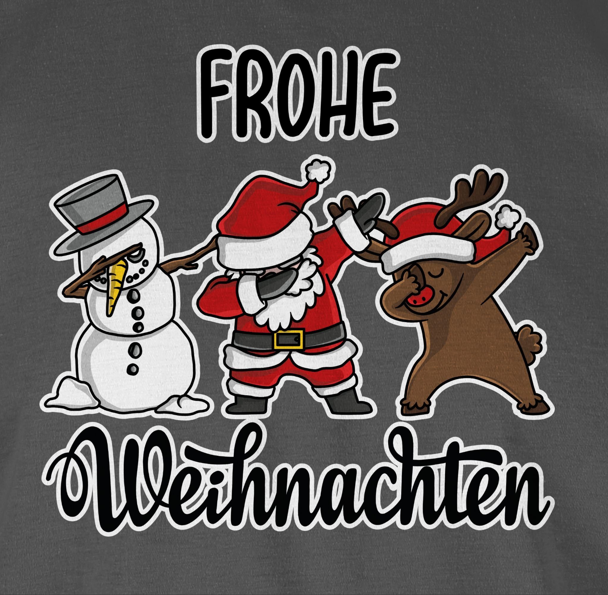 Shirtracer Rundhalsshirt Frohe Weihnachten Dabbing I Weihnachtsmotiv Weihac günstig online kaufen