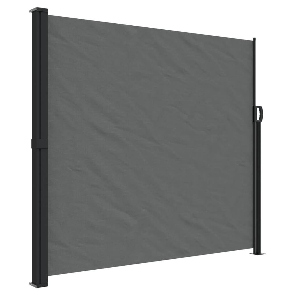 vidaXL Seitenmarkise 180 x 600 cm Seitenmarkise Ausziehbar Anthrazit 180x600 cm