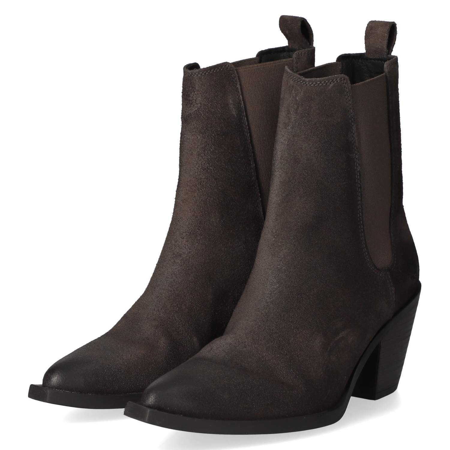 Apple of Eden Apple of Eden SOL 14 DK GREY Damen Rauleder grey Westernstiefel