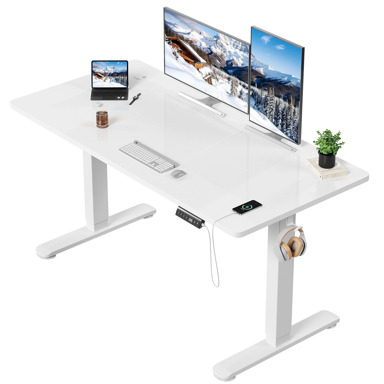 HOMALL Schreibtisch Höhenverstellbarer elektrischer Hubtisch mit günstig online kaufen