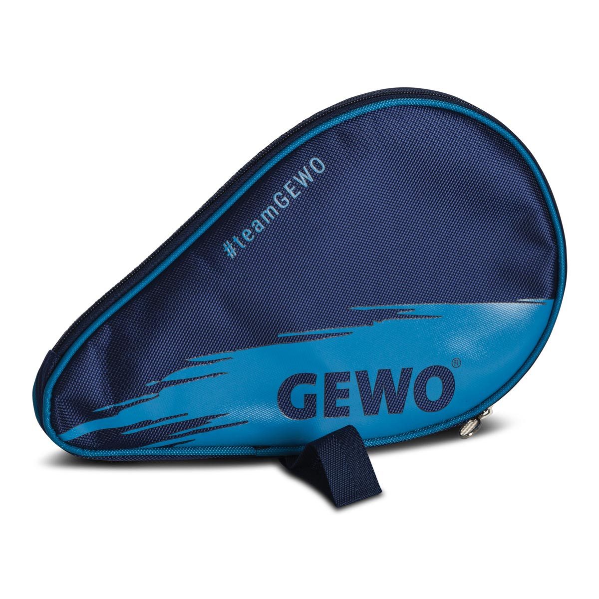 Schlägerhülle GEWO Rundhülle Wave marine/hellblau