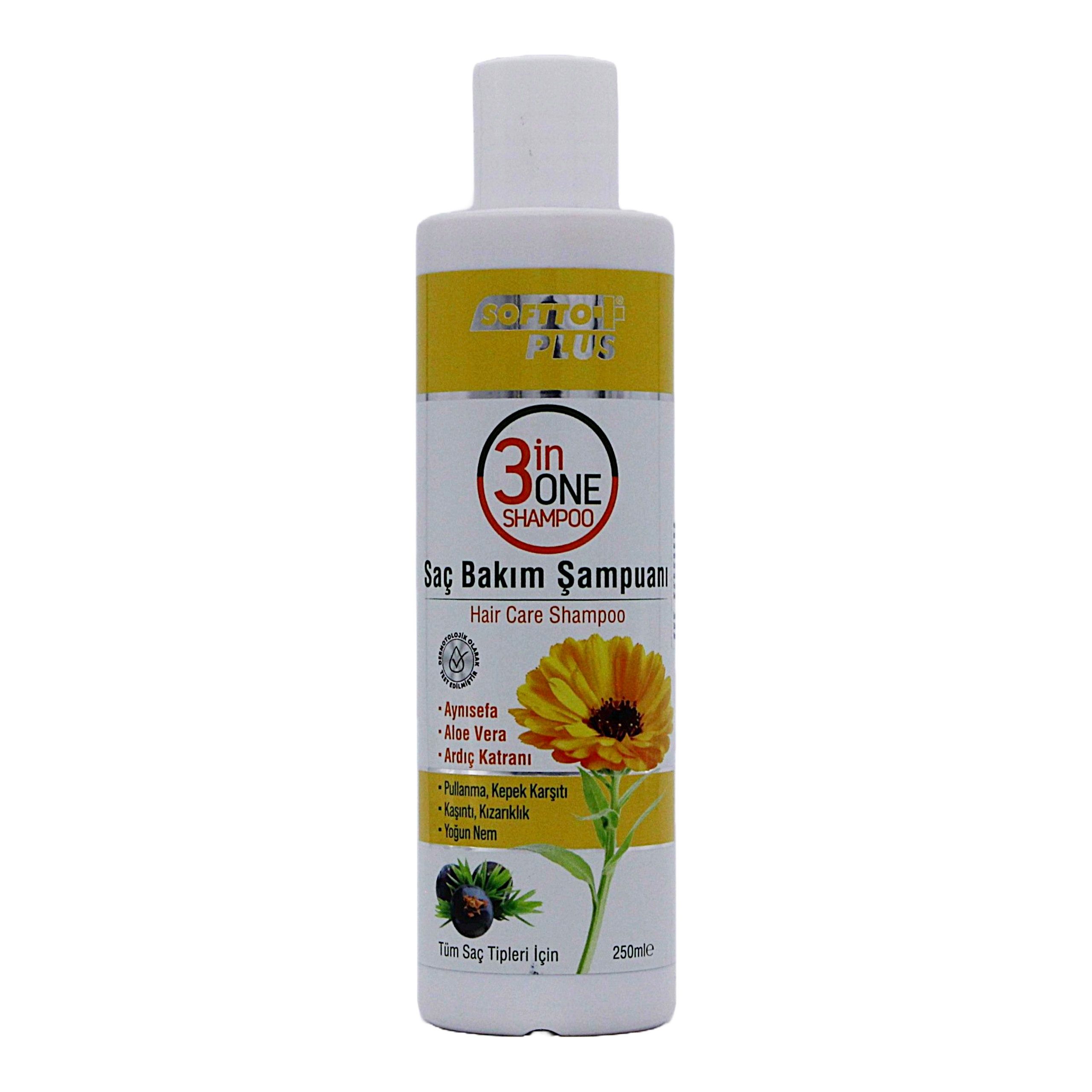 Softto Plus Haarshampoo 3in1 Shampoo – Schuppen- und Haarausfallbekämpfung für gesundes Haar