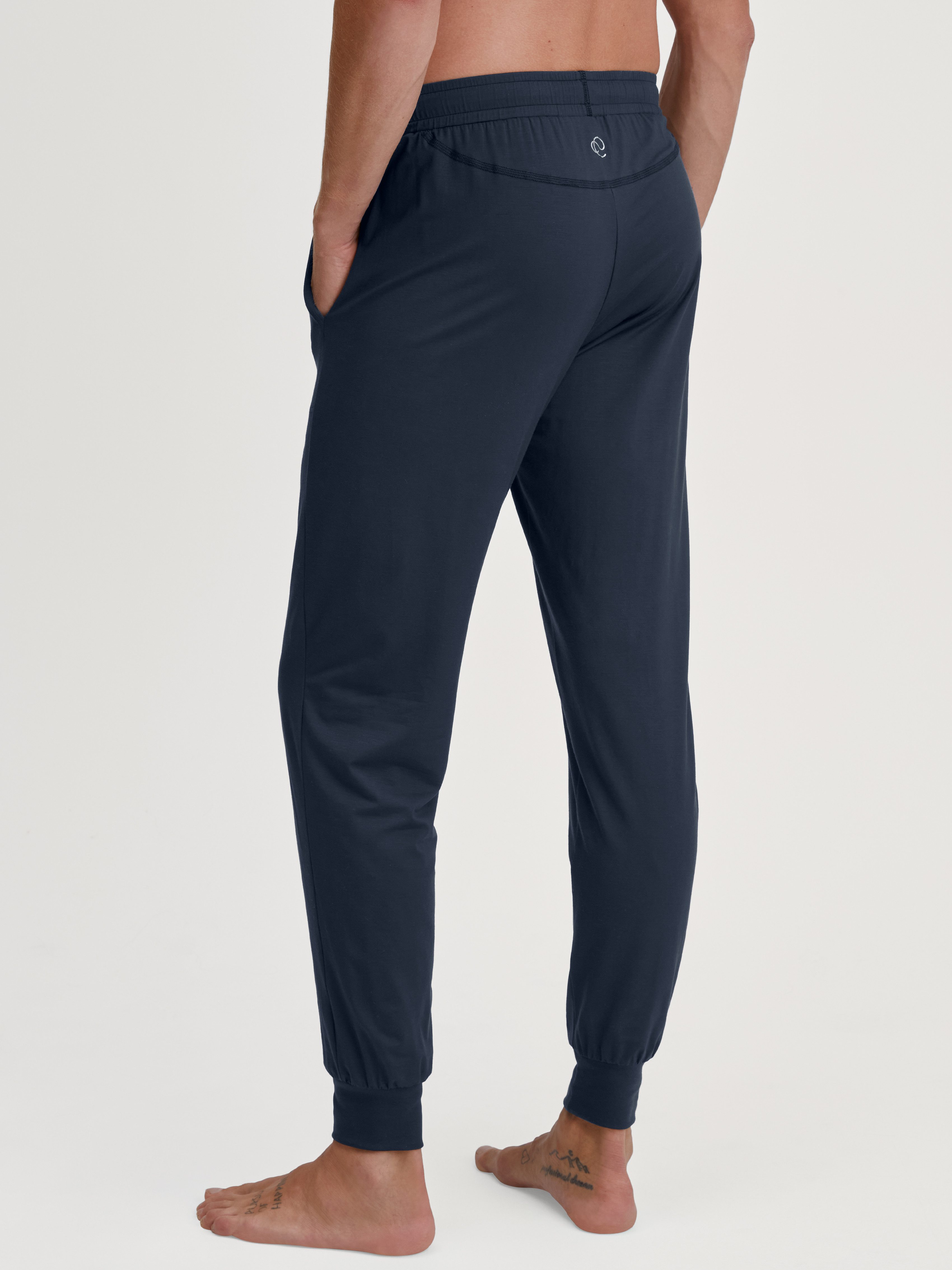 CALIDA Pyjamahose DSW Balancing Seitentaschen, Single Jersey Qualität, elastisch, weich