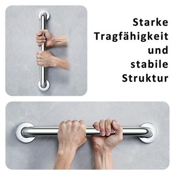 Boromal Seitenwandgriff Sicherheitsgriff für Senioren und Kinder Haltegriff Edelstahl 60cm, für Bad Badewanne Dusche Rutschfest