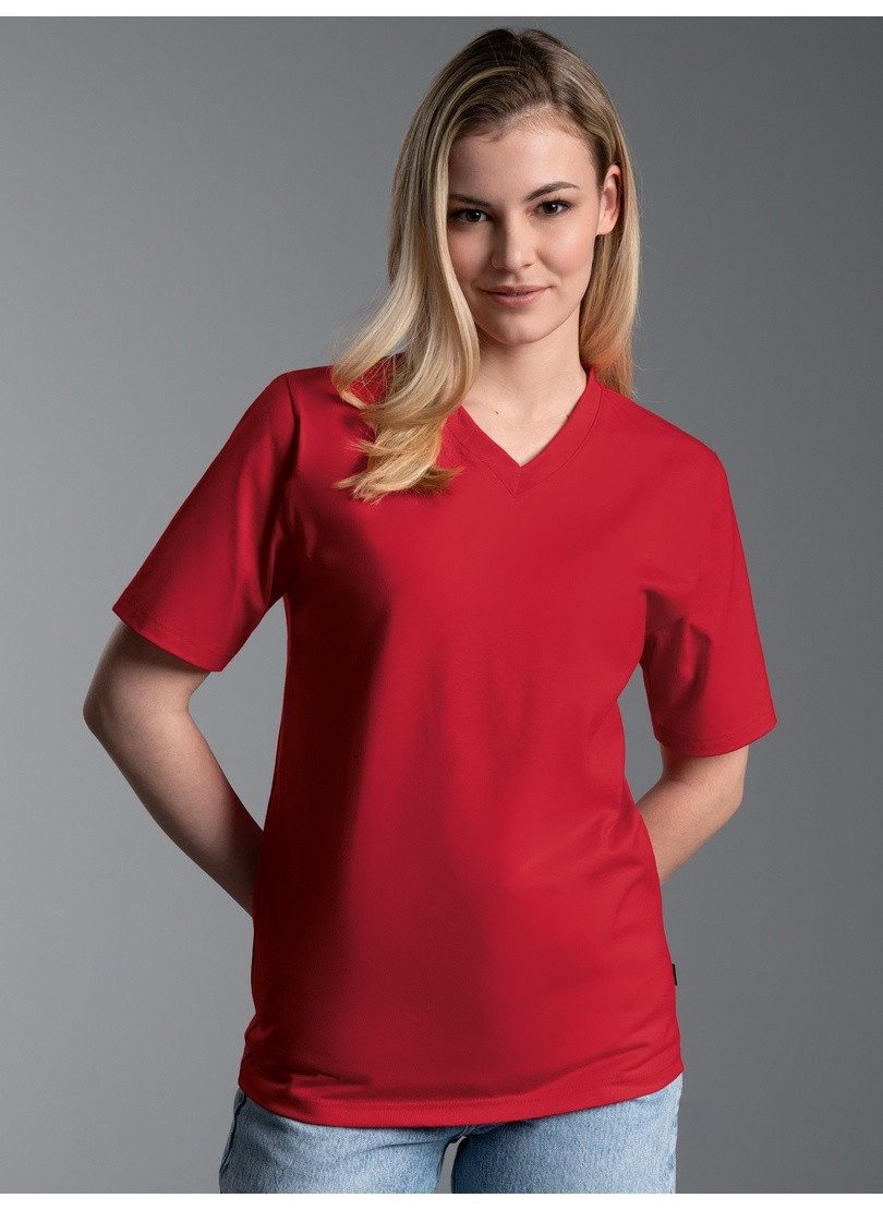 Trigema T-Shirt TRIGEMA V-Shirt DELUXE (1-tlg)