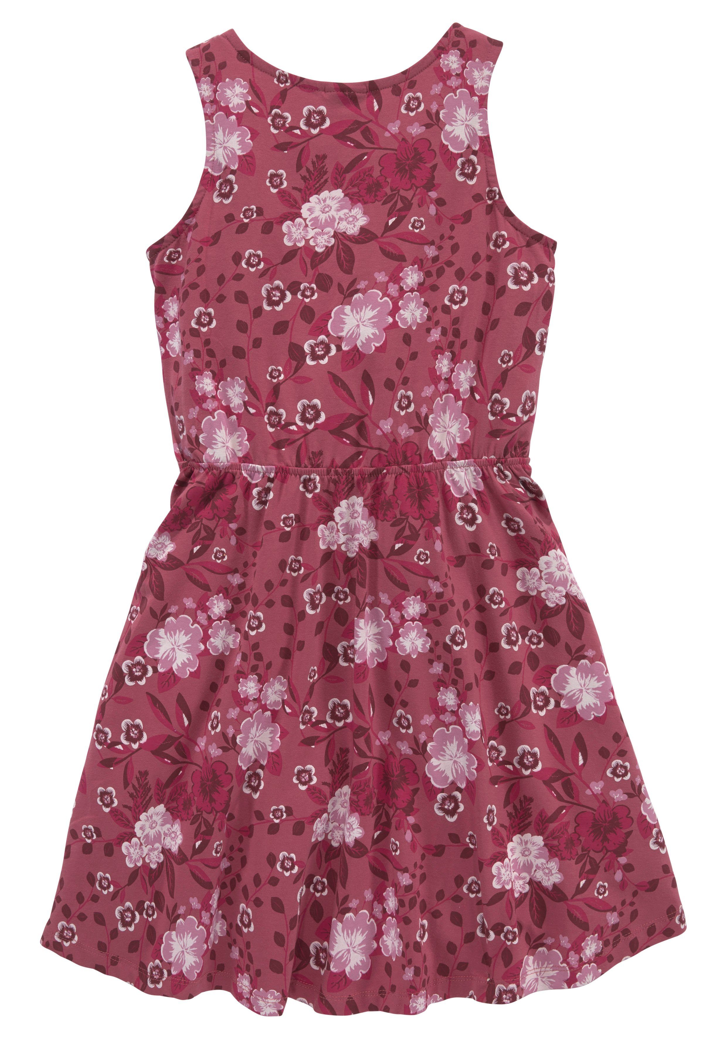 KIDSWORLD Jerseykleid Trägerkleid mit Blumen festliche Anlässe, ärmelloses Kleid, kniefreie Länge – Bild 5 von 5