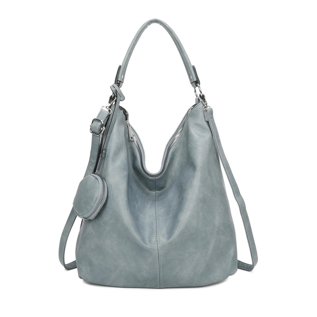 ITALYSHOP24 Schultertasche XXL DAMEN TASCHE SHOPPER günstig online kaufen