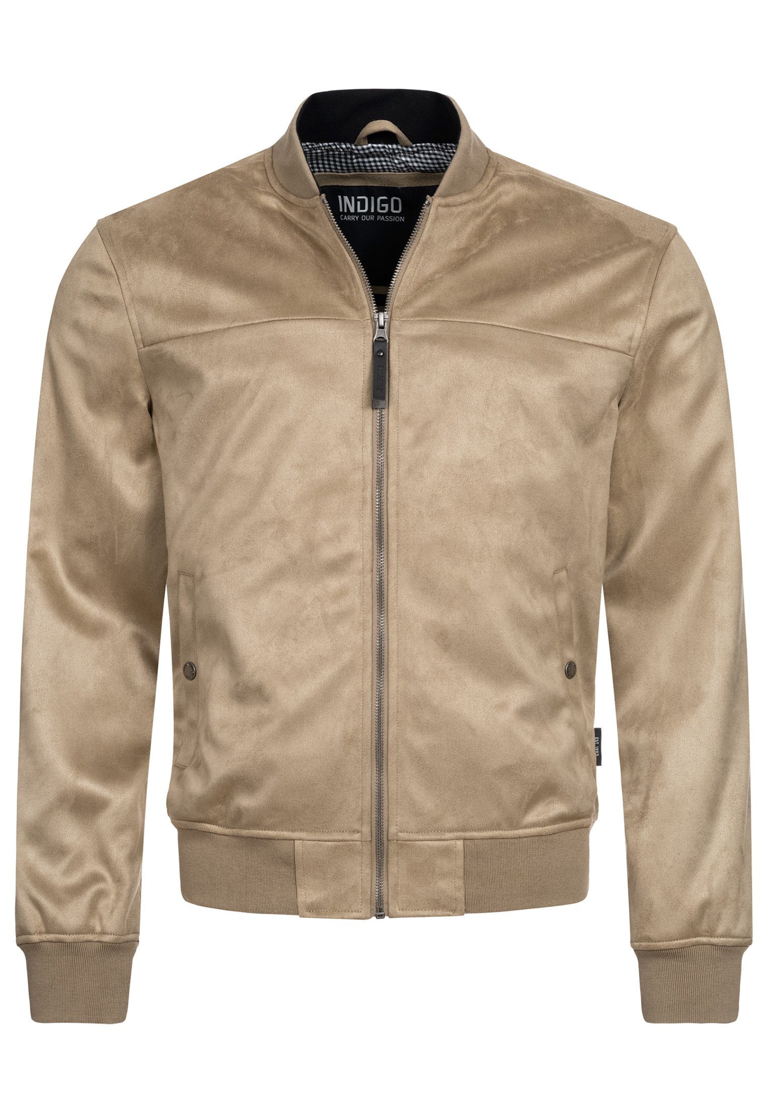 Indicode Jeff Lederimitatjacke Abbott Brown