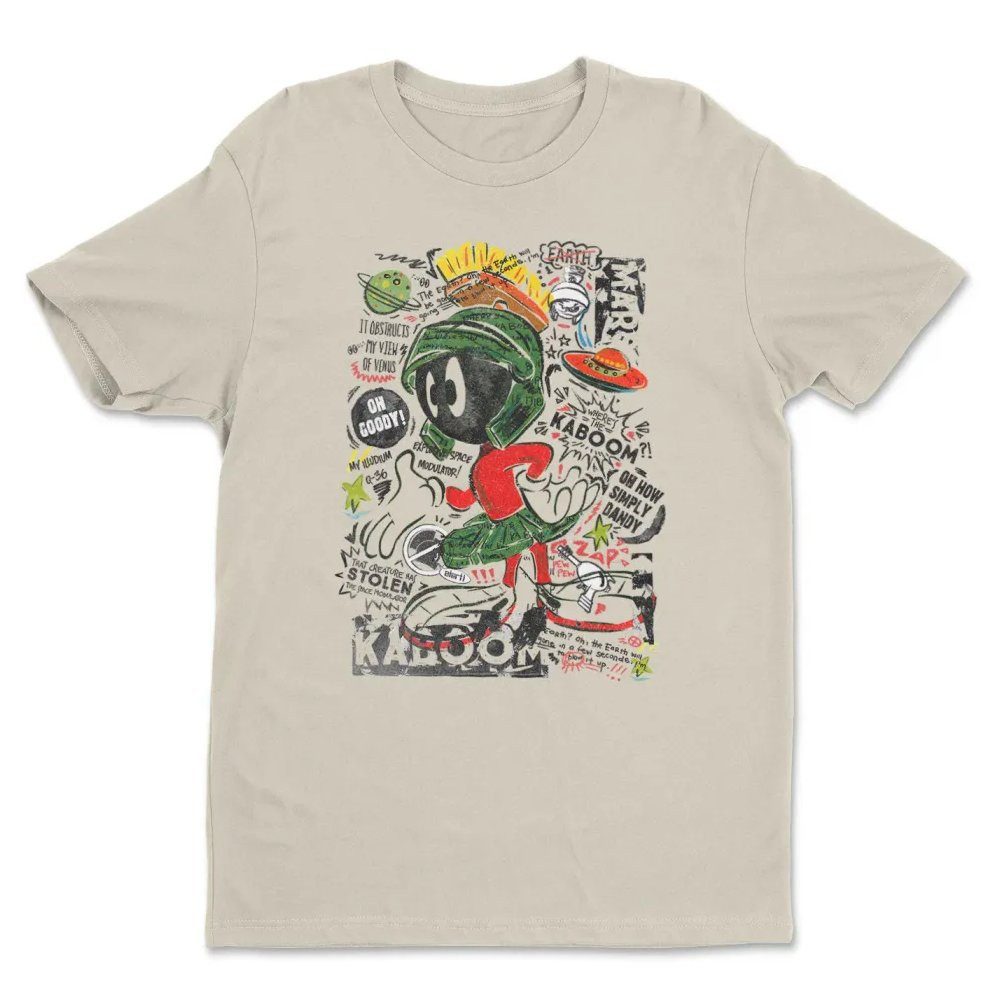 LOONEY TUNES T-Shirt Marvin The Martian Mashup T-Shirt