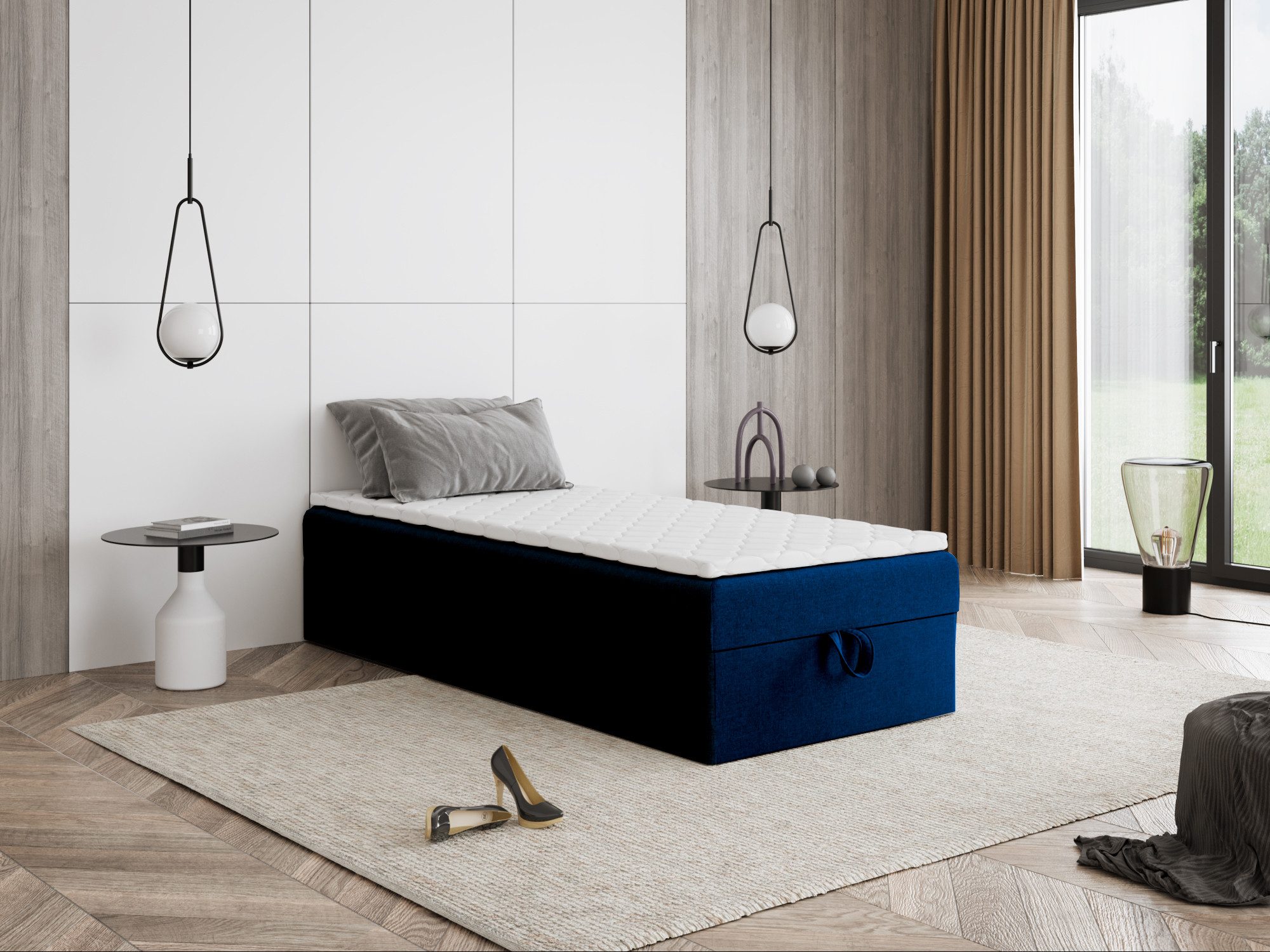 Godre Boxspringbett mit Bettkasten MIRA Mini günstig online kaufen