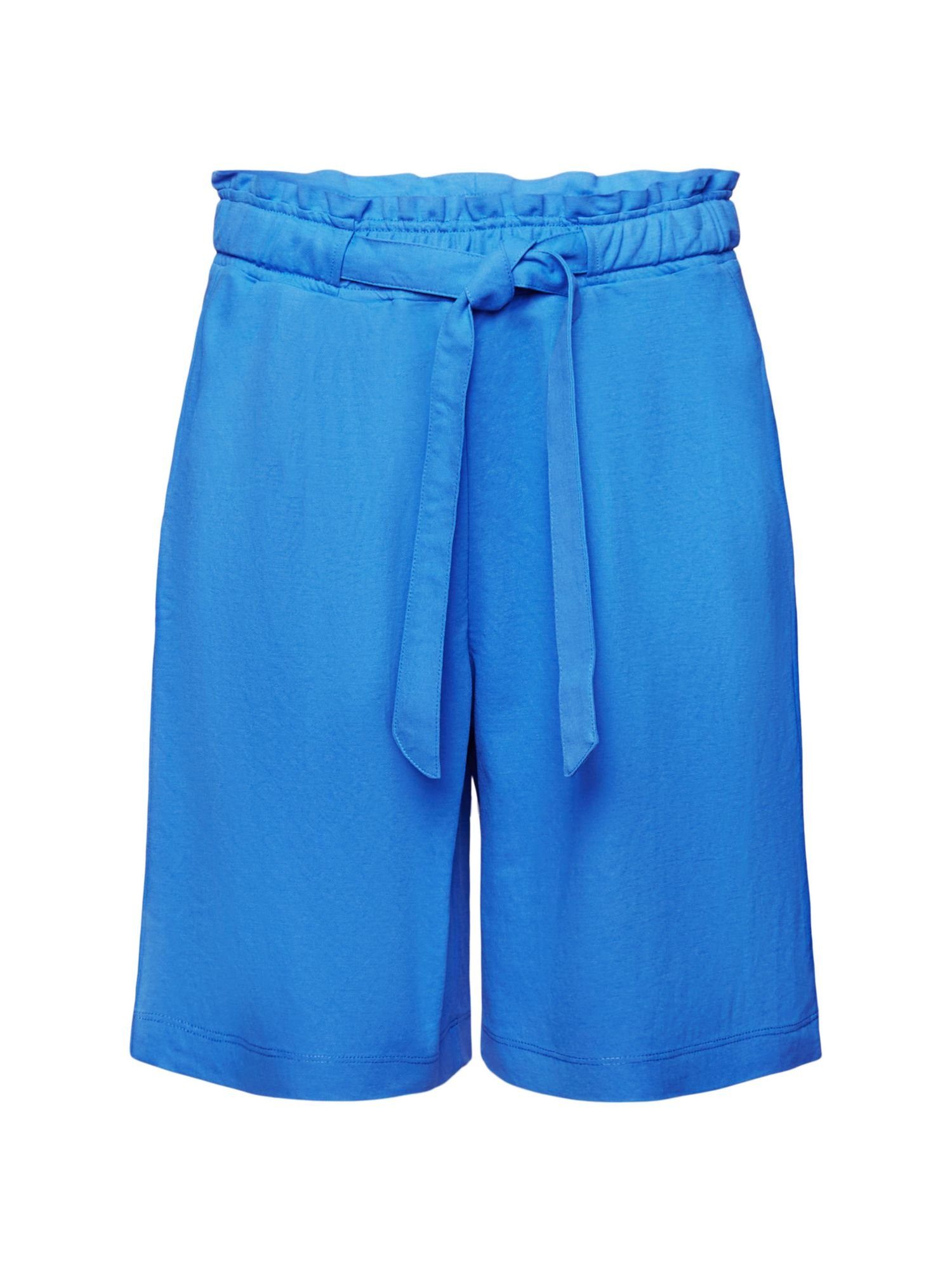 Bermudashorts BRIGHT Bindegürtel Pull-on Esprit mit Shorts (1-tlg) BLUE