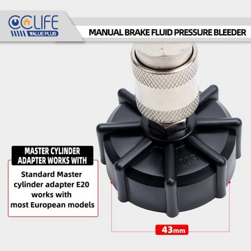 CCLIFE Bremsscheiben-Richtwerkzeug 3L Bremsenentlüftungsgerät Auto Bremsflüssigkeitswechselgerät