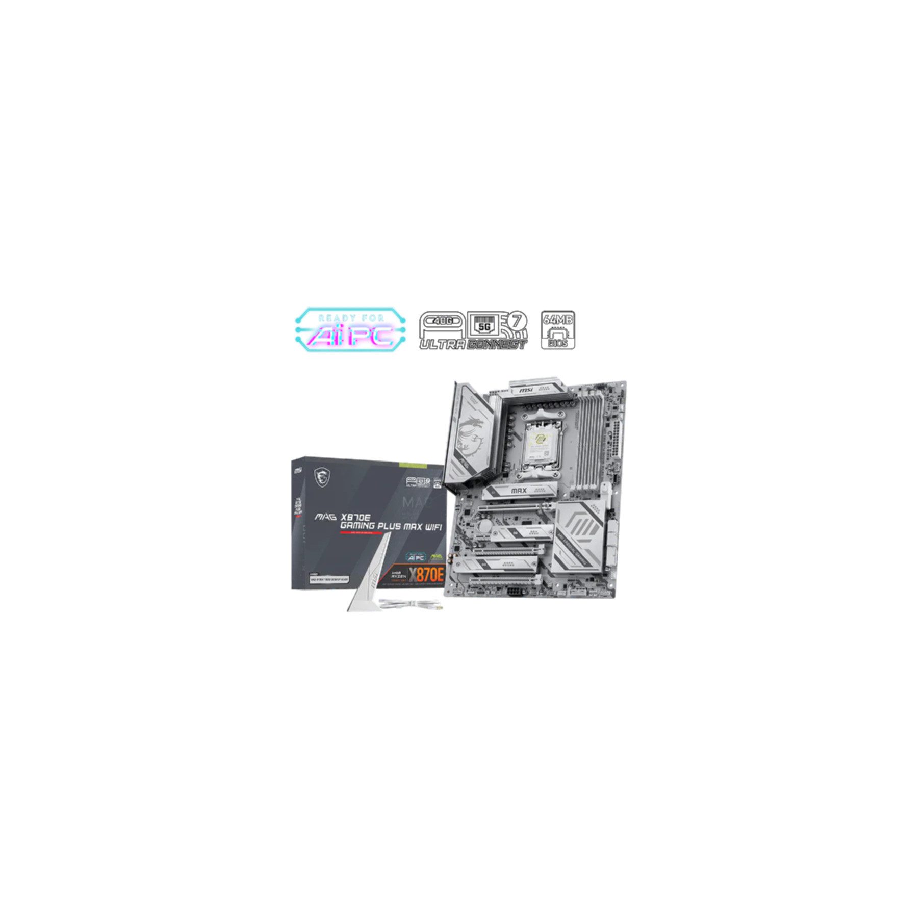 MSI MPG X870E CARBON WIFI Mainboard, Wi-Fi 7 (802.11be)