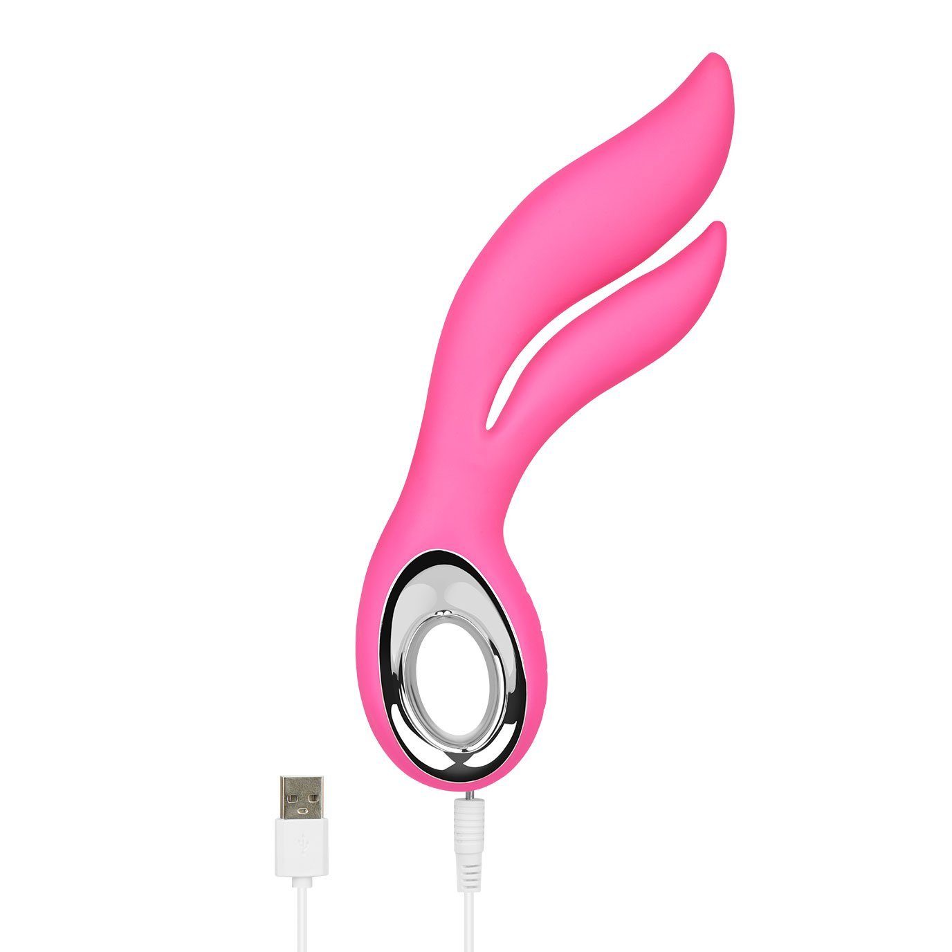 EIS Klitoris-Stimulator EIS wasserdicht, Rosa Rabbit "Flower (0-tlg) Silikon, zartem Power" aus aufladbar