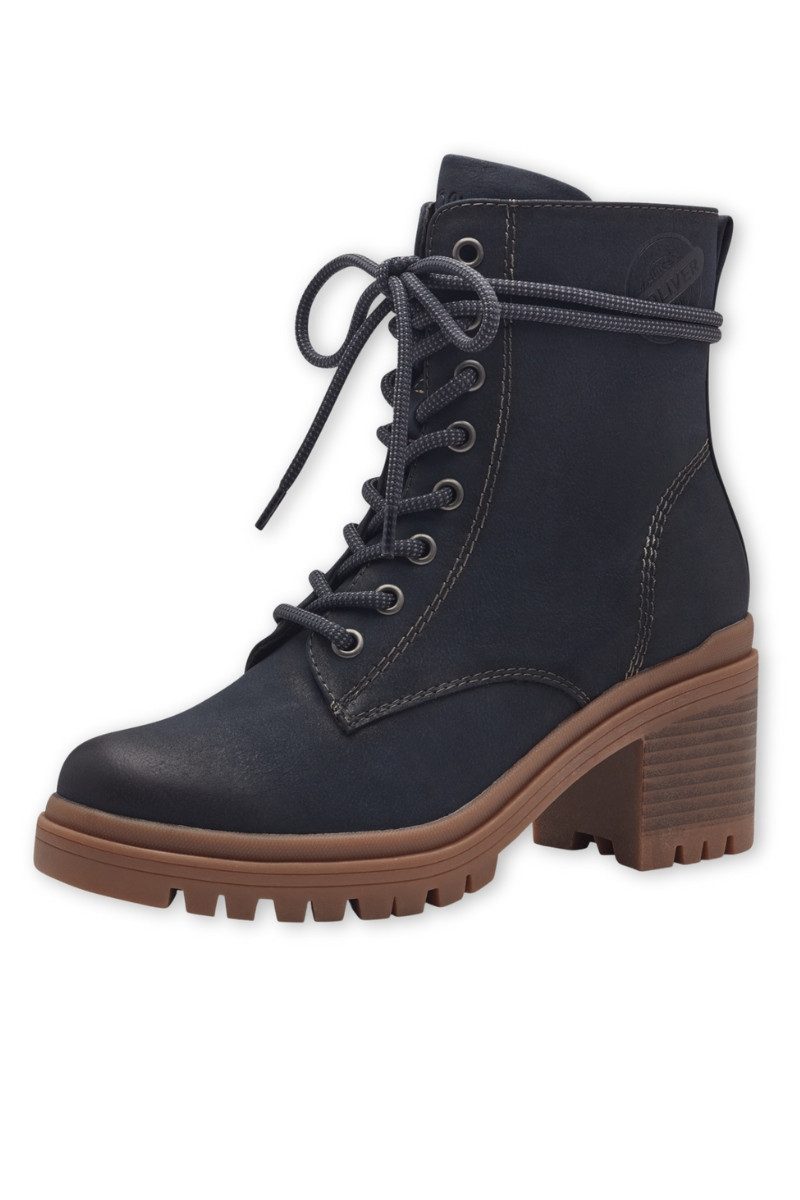 s.Oliver Trachten Stiefeletten - ROSEL - navy Stiefelette