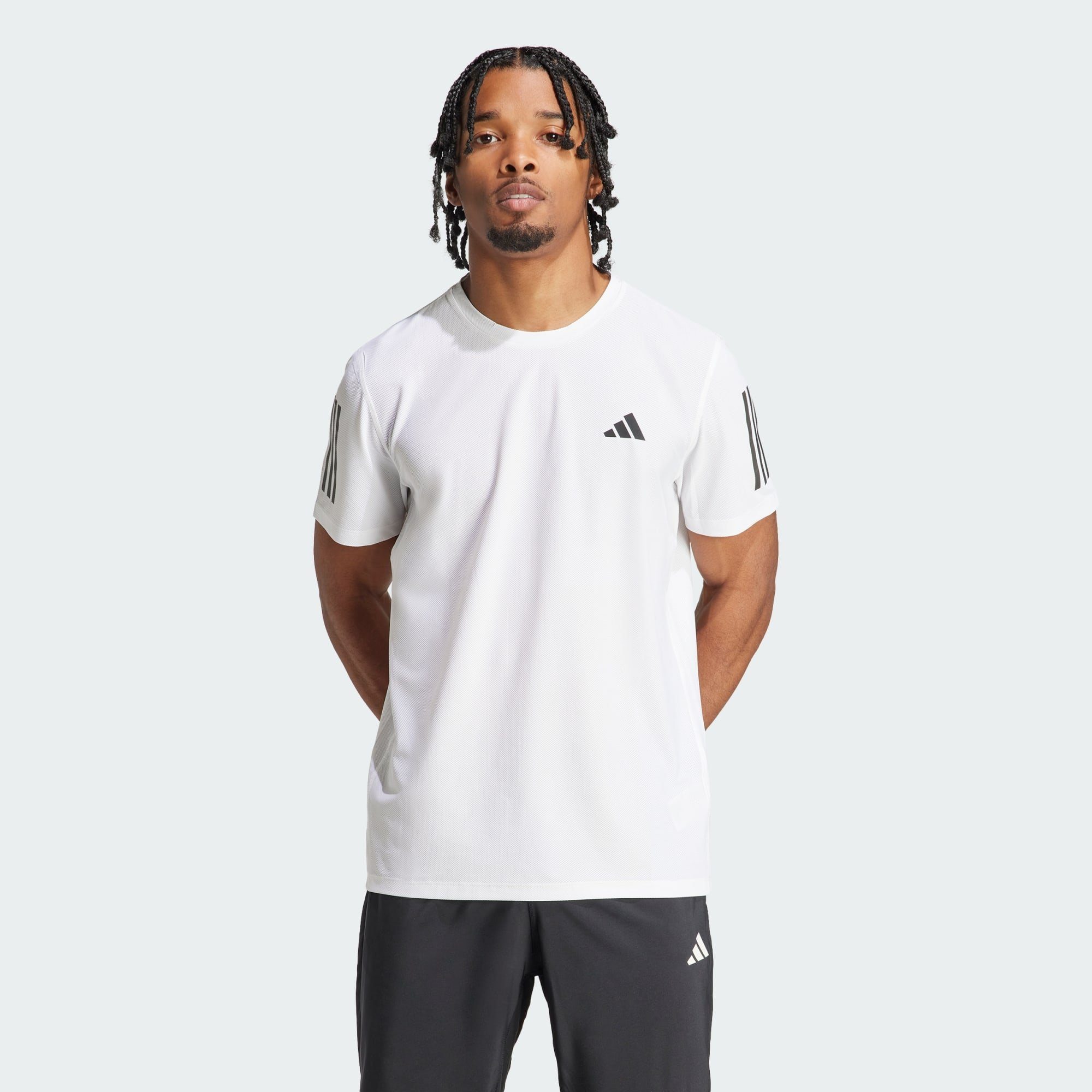 adidas Performance Laufshirt OWN THE RUN T-SHIRT White