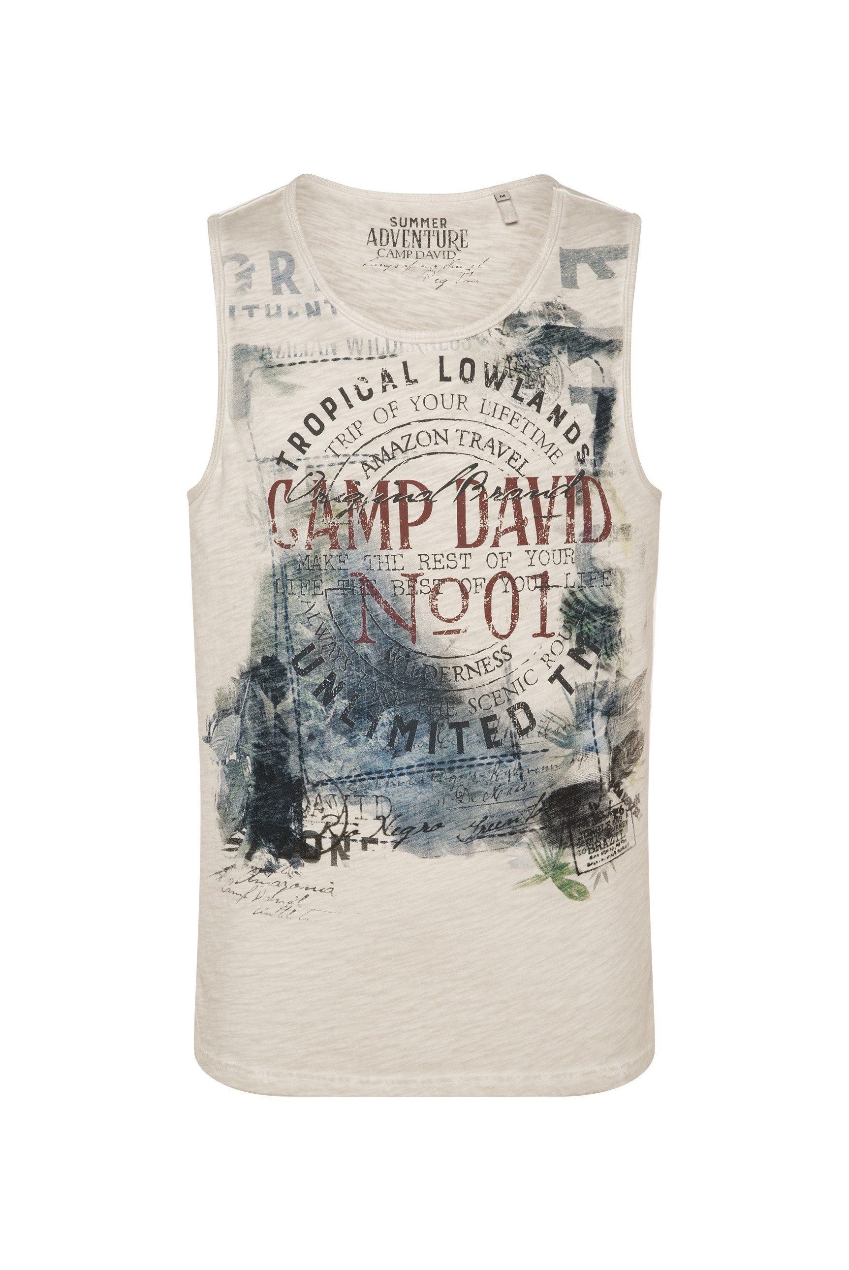 CAMP DAVID Tanktop aus Baumwolle