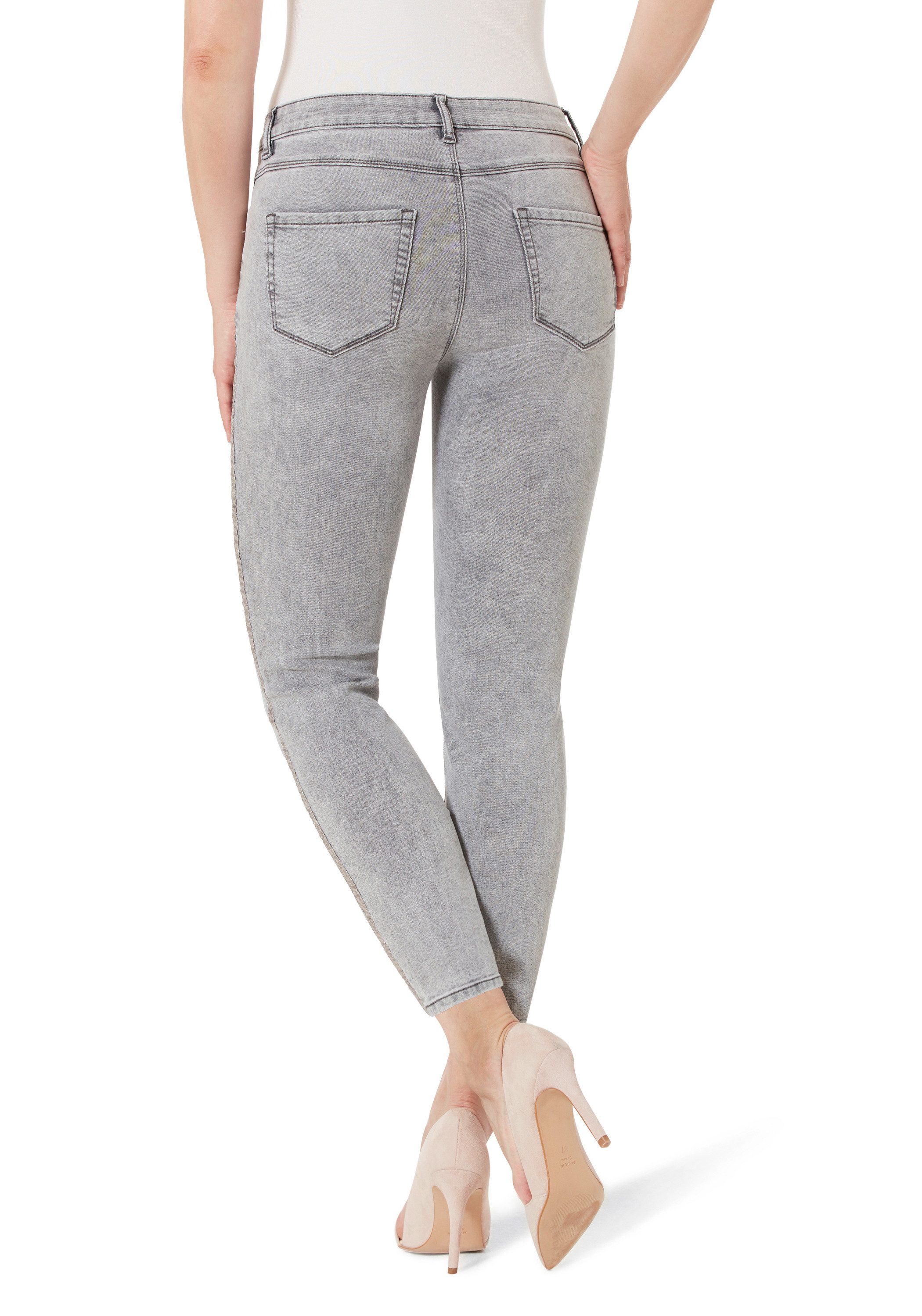 STOOKER WOMEN 5-Pocket-Jeans "Florenz Denim Slim Fit" Slim Fit Casual Clean günstig online kaufen