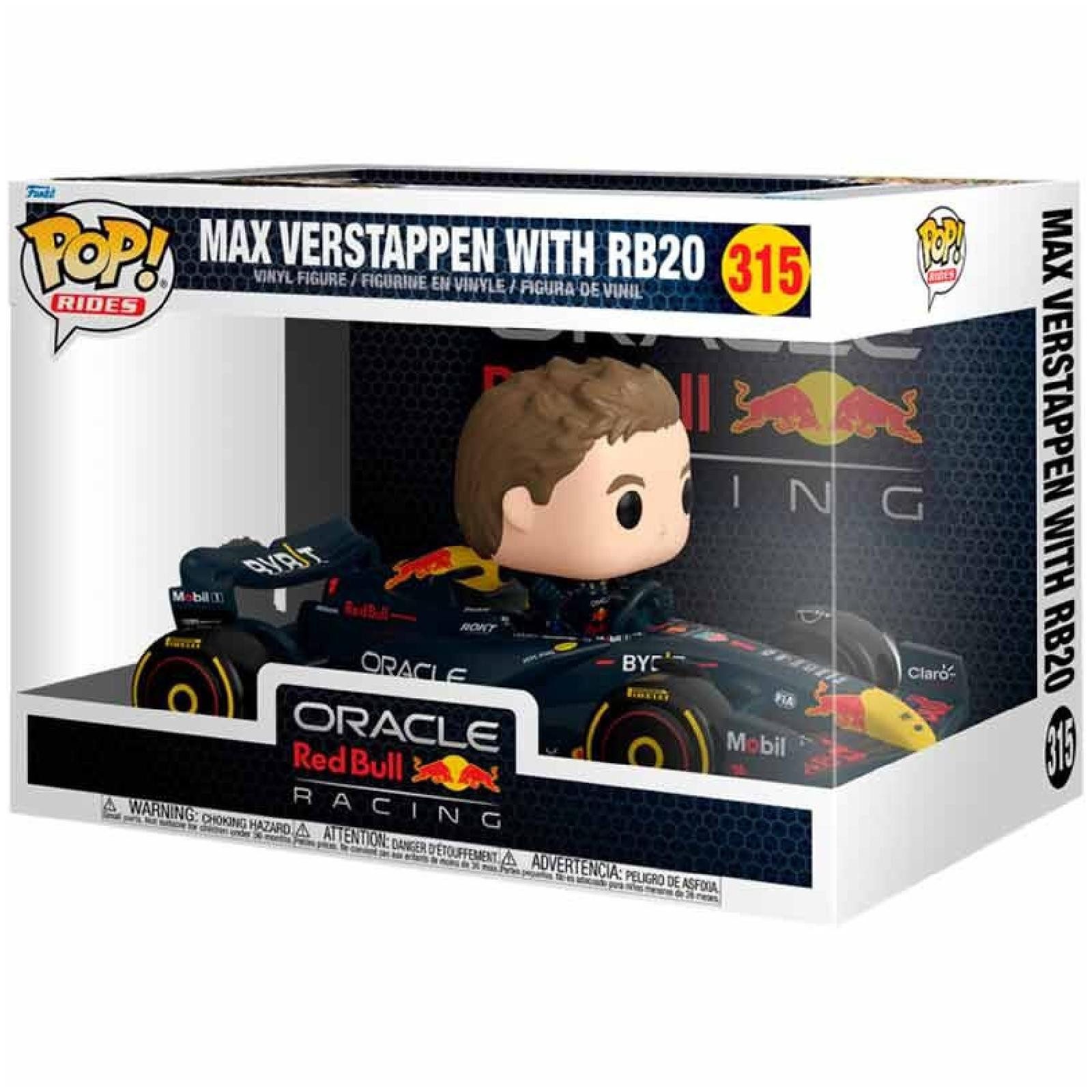 Funko Sammelfigur Rides Super Deluxe Racing Oracle Red Bull Max Verstappen with RB20 #31