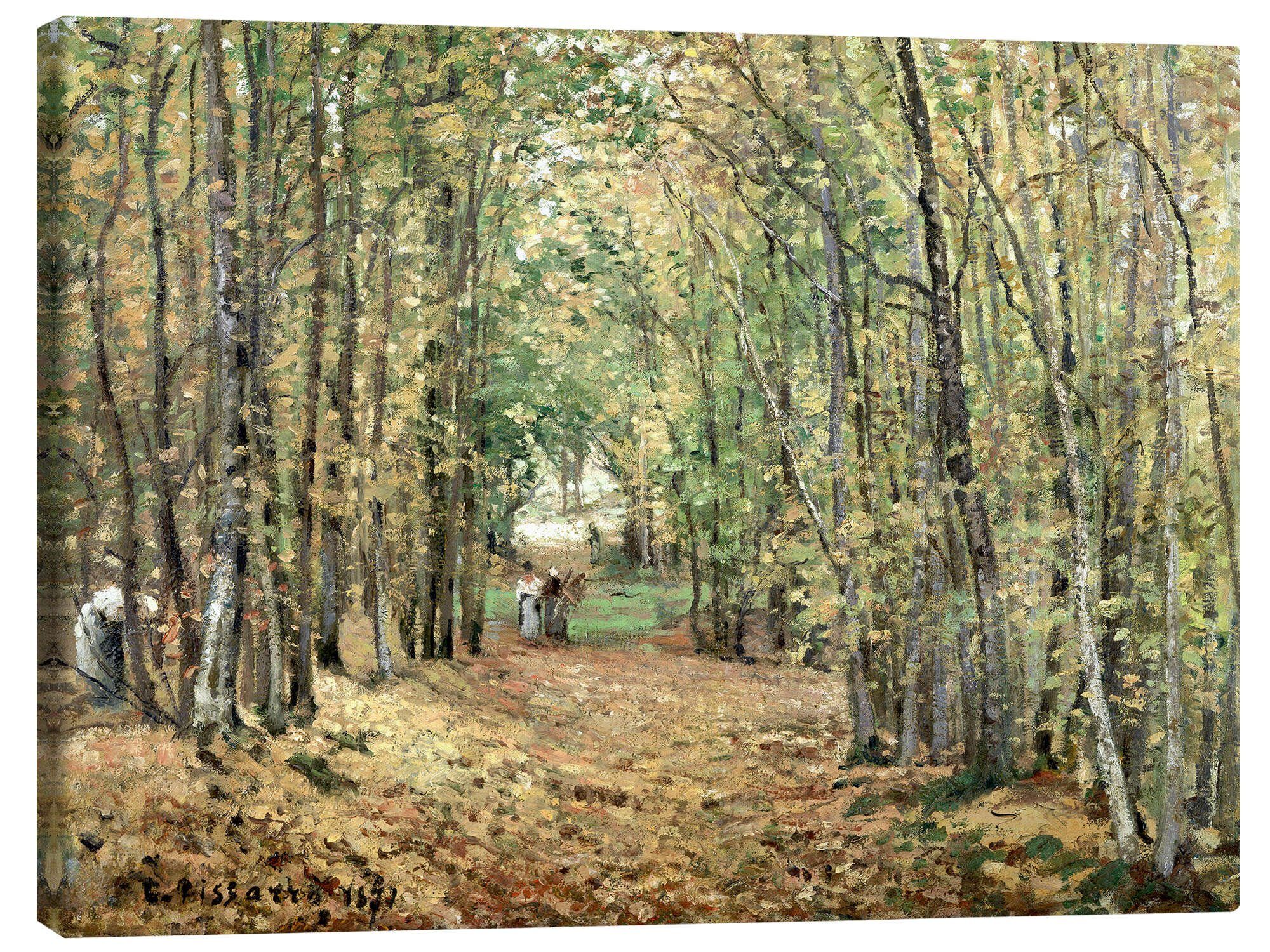 Posterlounge Wandbild Der Wald bei Marly, Camille Pissarro, erhältlich als Poster, Leinwandbild, Wandsticker oder Acrylglasbild
