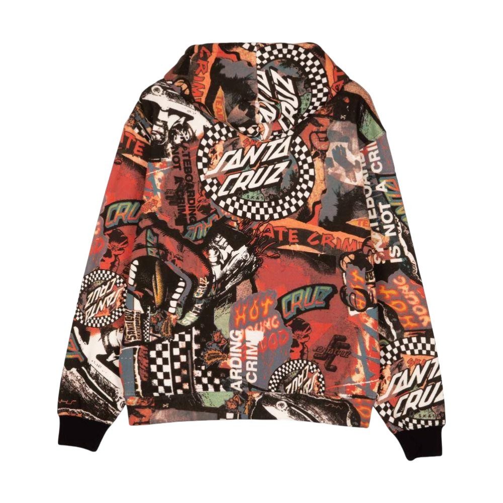 Santa Cruz Kapuzensweatjacke Ziphoodie Santa Cruz Collage