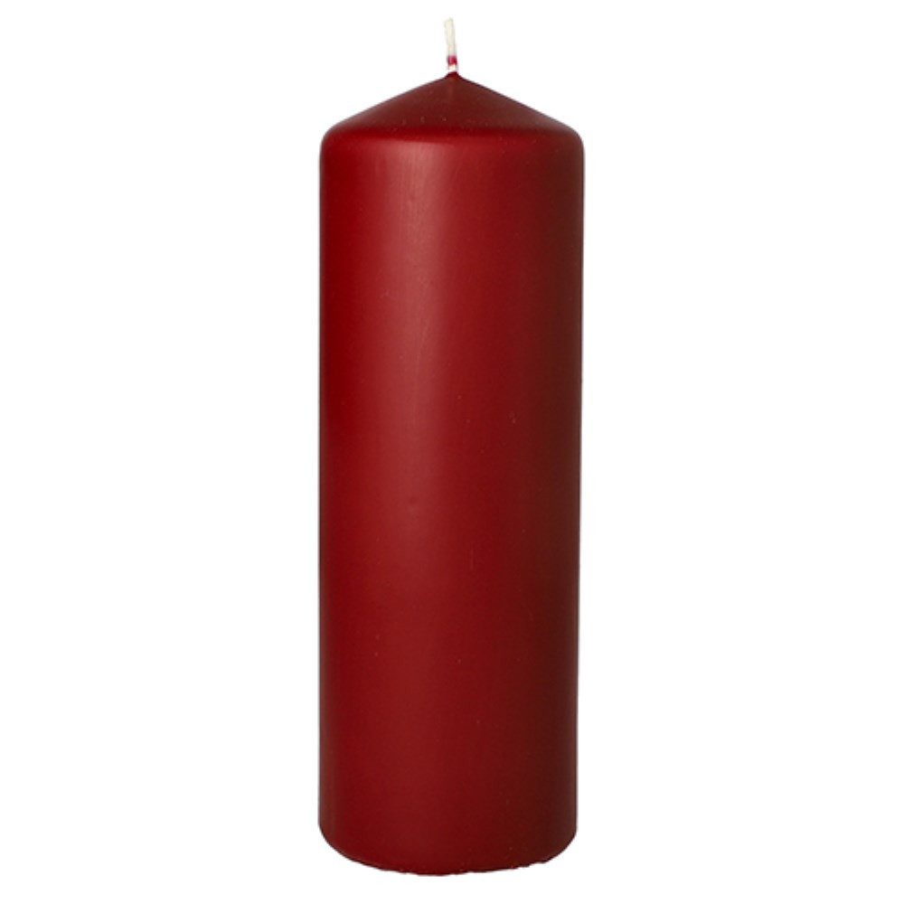 Starpak Stumpenkerze Stumpenkerze Ø 70 mm · 200 mm bordeaux