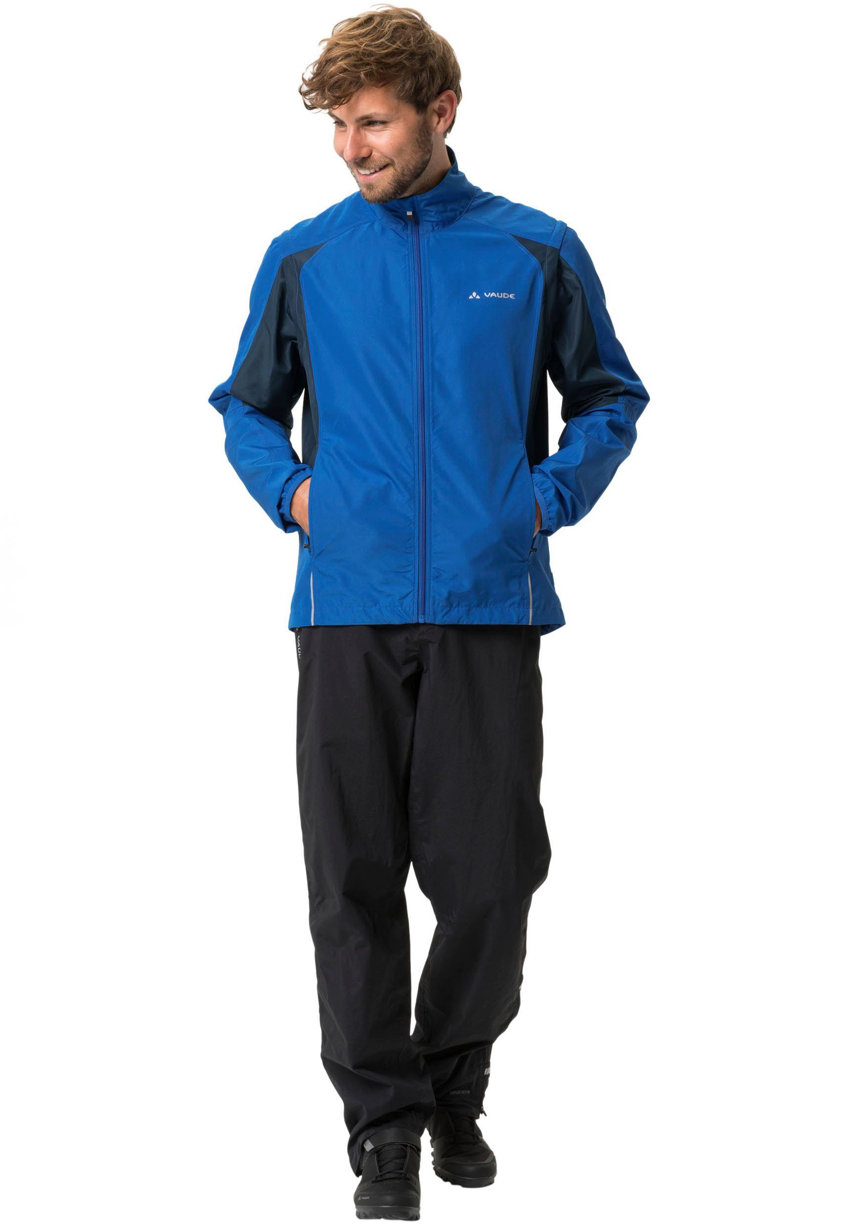 VAUDE Fahrradjacke MEN'S DUNDEE CLASSIC ZO JACKET mit abnehmbaren Ärmeln, mit Stehkragen, aus Polyester, atmungsaktiv