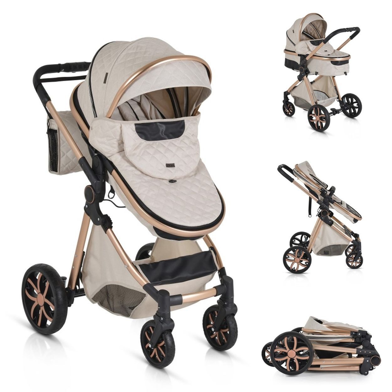 Kombi-Kinderwagen Kinderwagen Alma