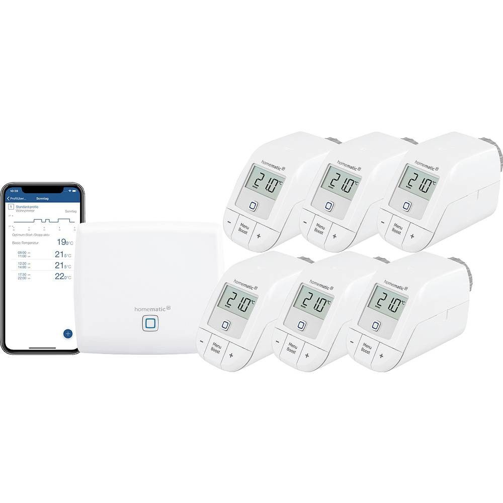 Starter-Set Heizen für 6 Heizkörper Smart-Home Starter-Set