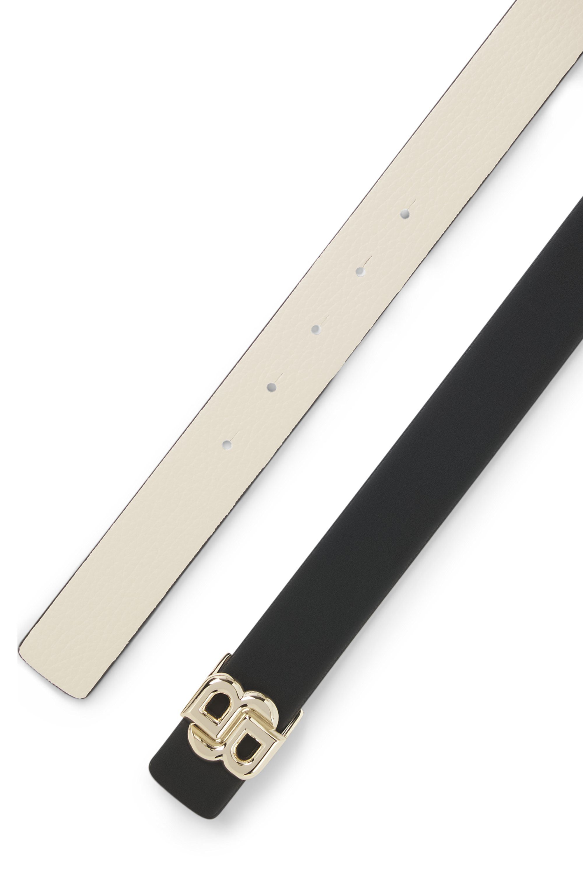 BOSS Ledergürtel Icon-G Sr30 mit Double-B-Monogramm