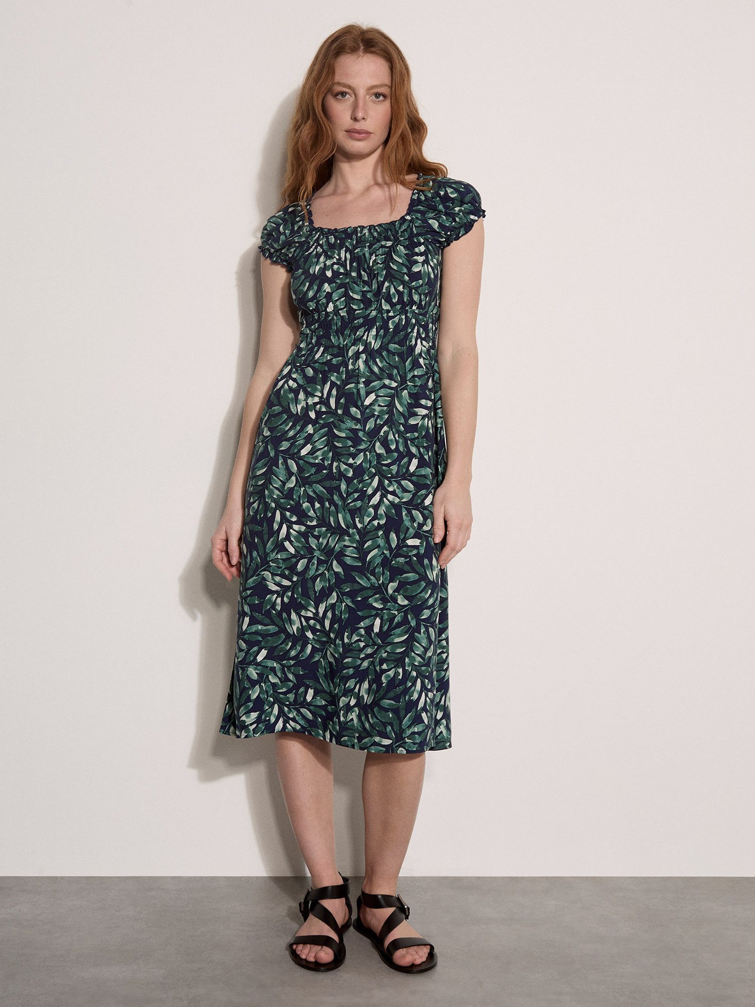 Midikleid Druckkleid