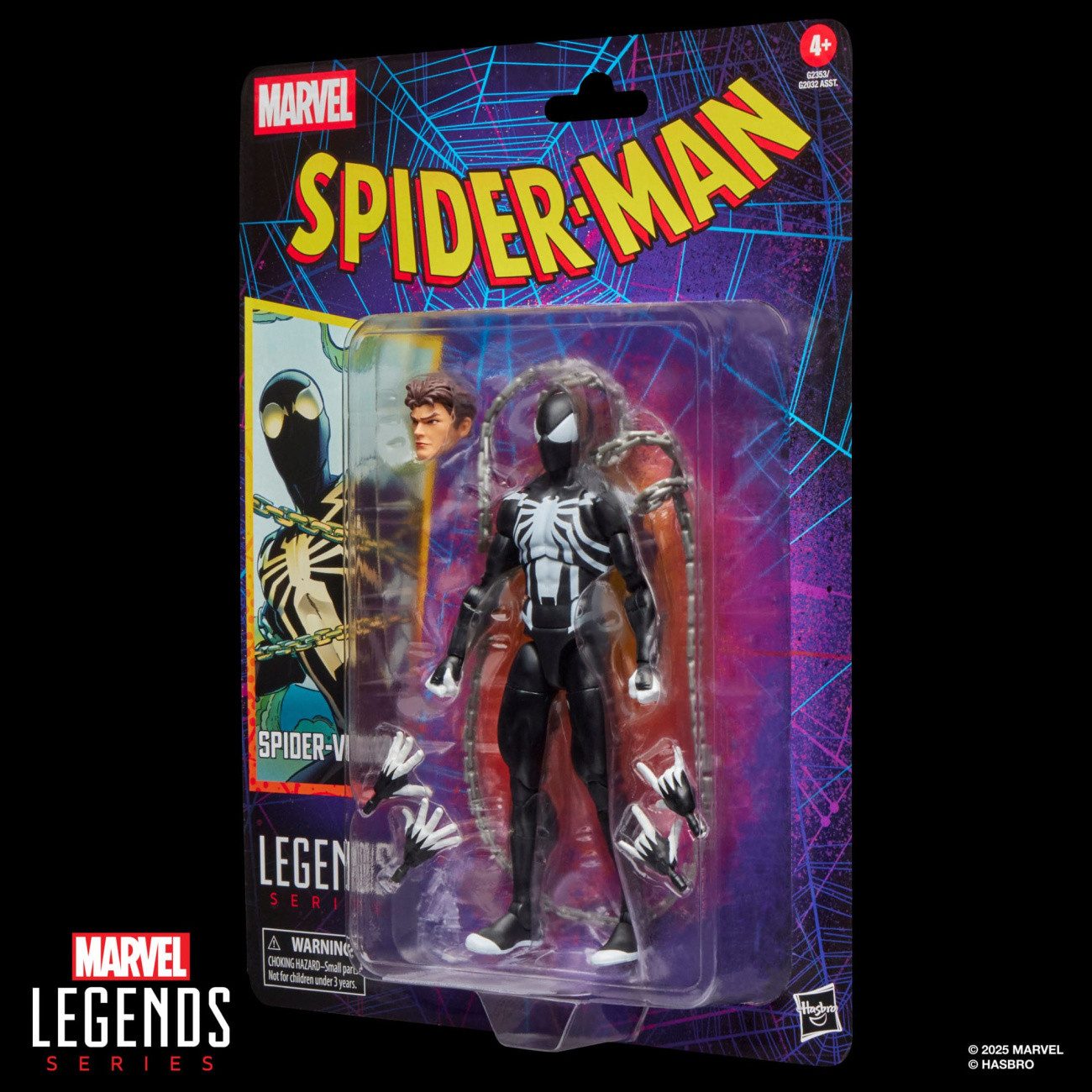Hasbro Actionfigur Spider-Man Marvel Legends Retro Actionfigur Spider-Venom 15 cm