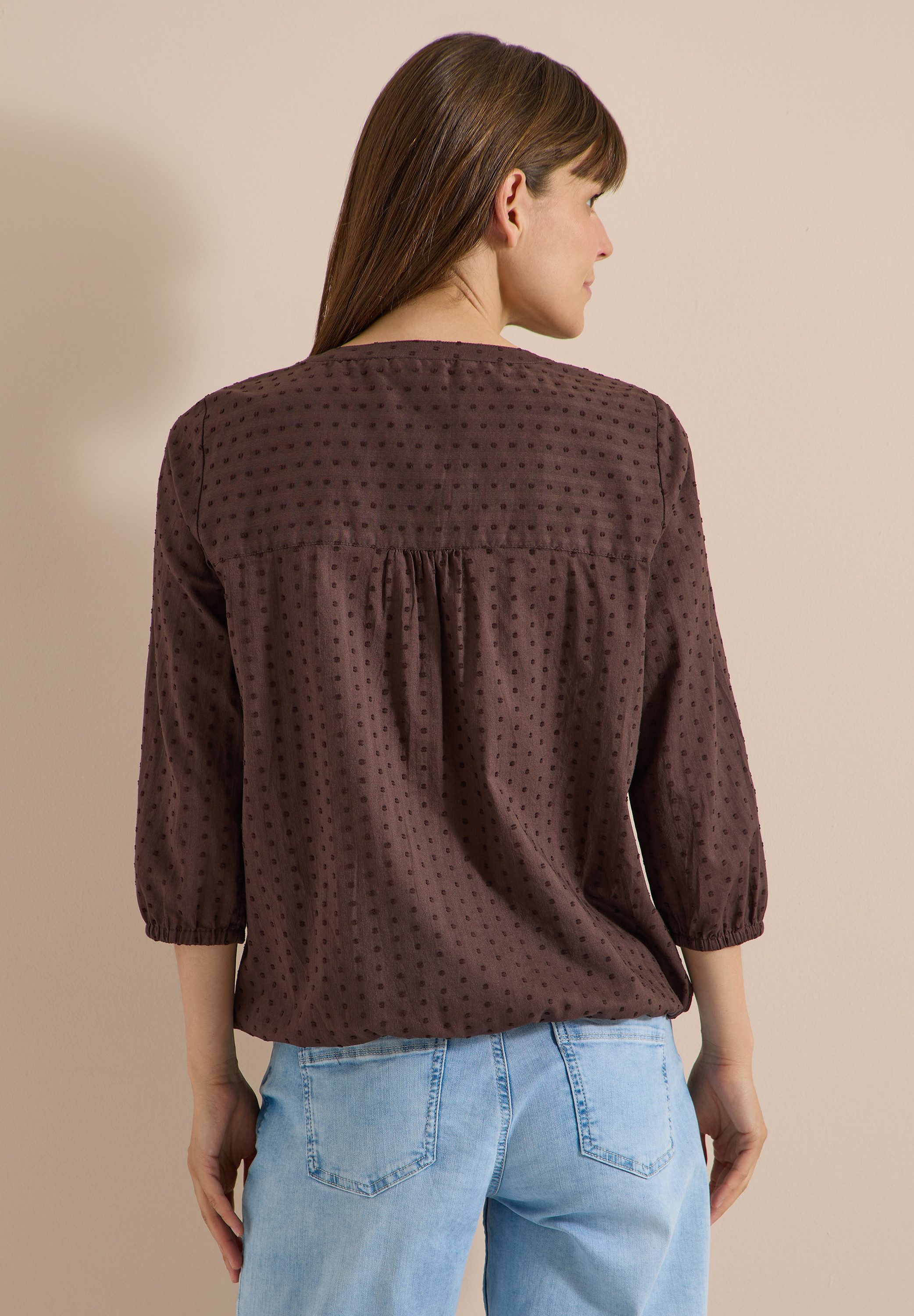 CECIL Shirtbluse aus reiner Baumwolle