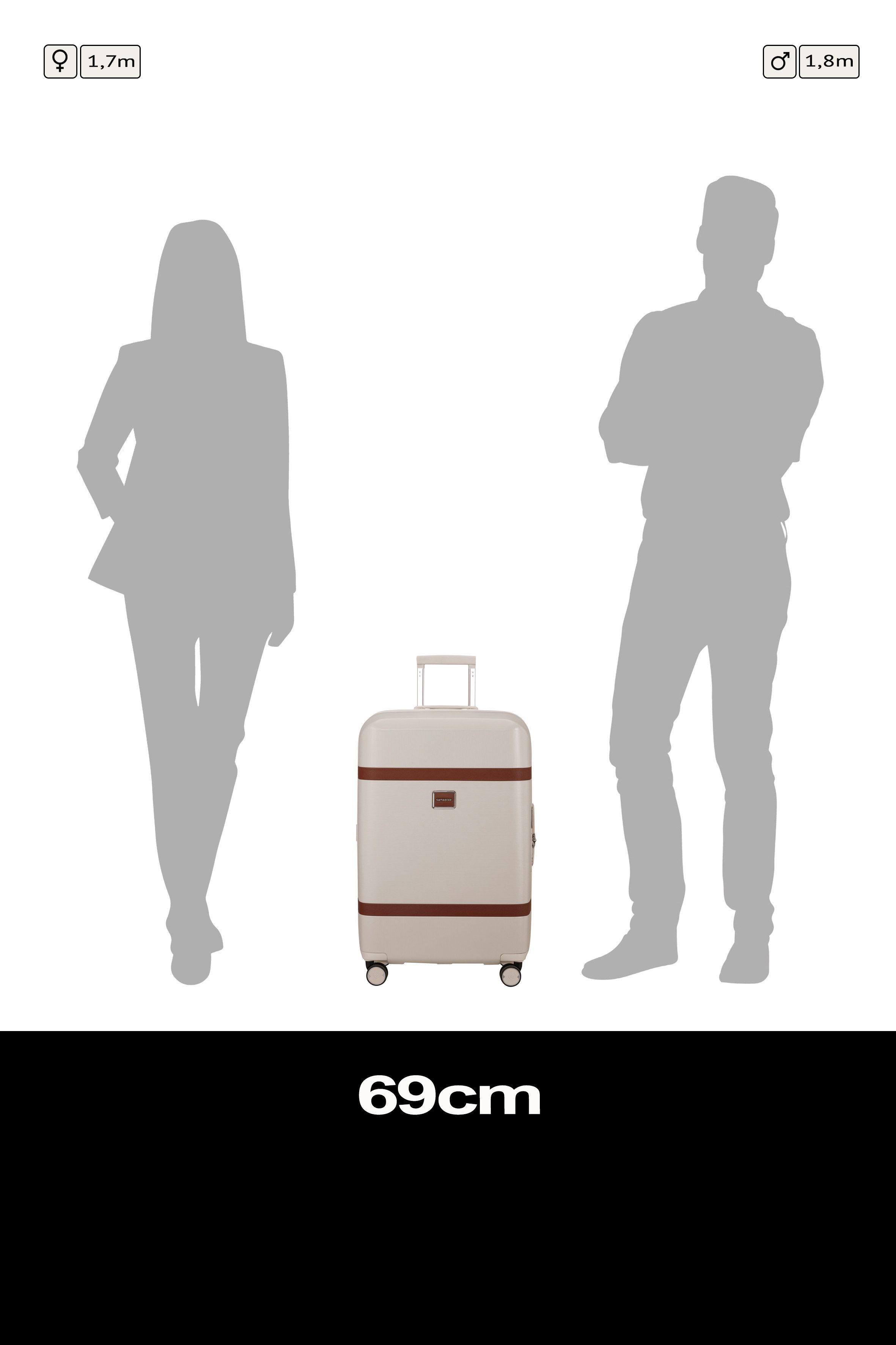 Samsonite Hartschalen-Trolley IMAGE, 4 Rollen, mit Teleskopgriff und Soft-Touch-Tragegriff, mit Premium-Nassbeutel