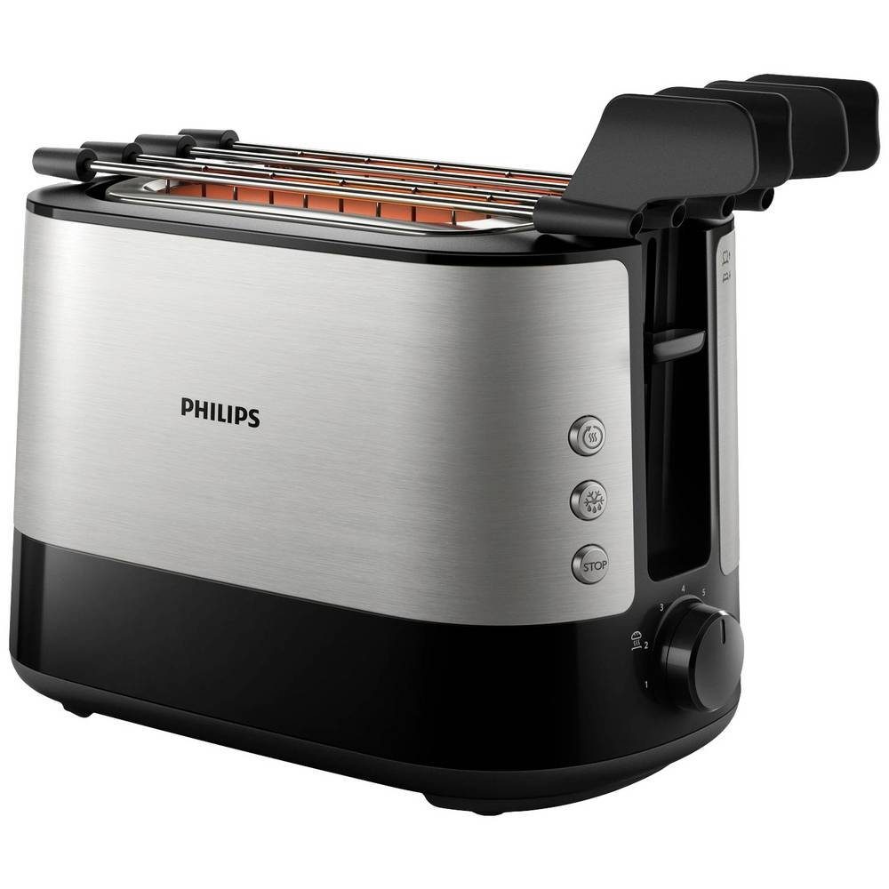 Philips Toaster Philips Viva Collection Toaster, Edelstahl HD2639/90