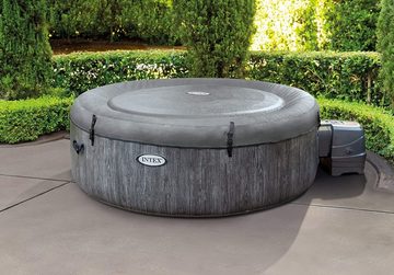 Intex Pool 28440 - Whirlpool - PureSPA Bubble »Greywood Deluxe« (196cm), + umfangreiches Zubehör