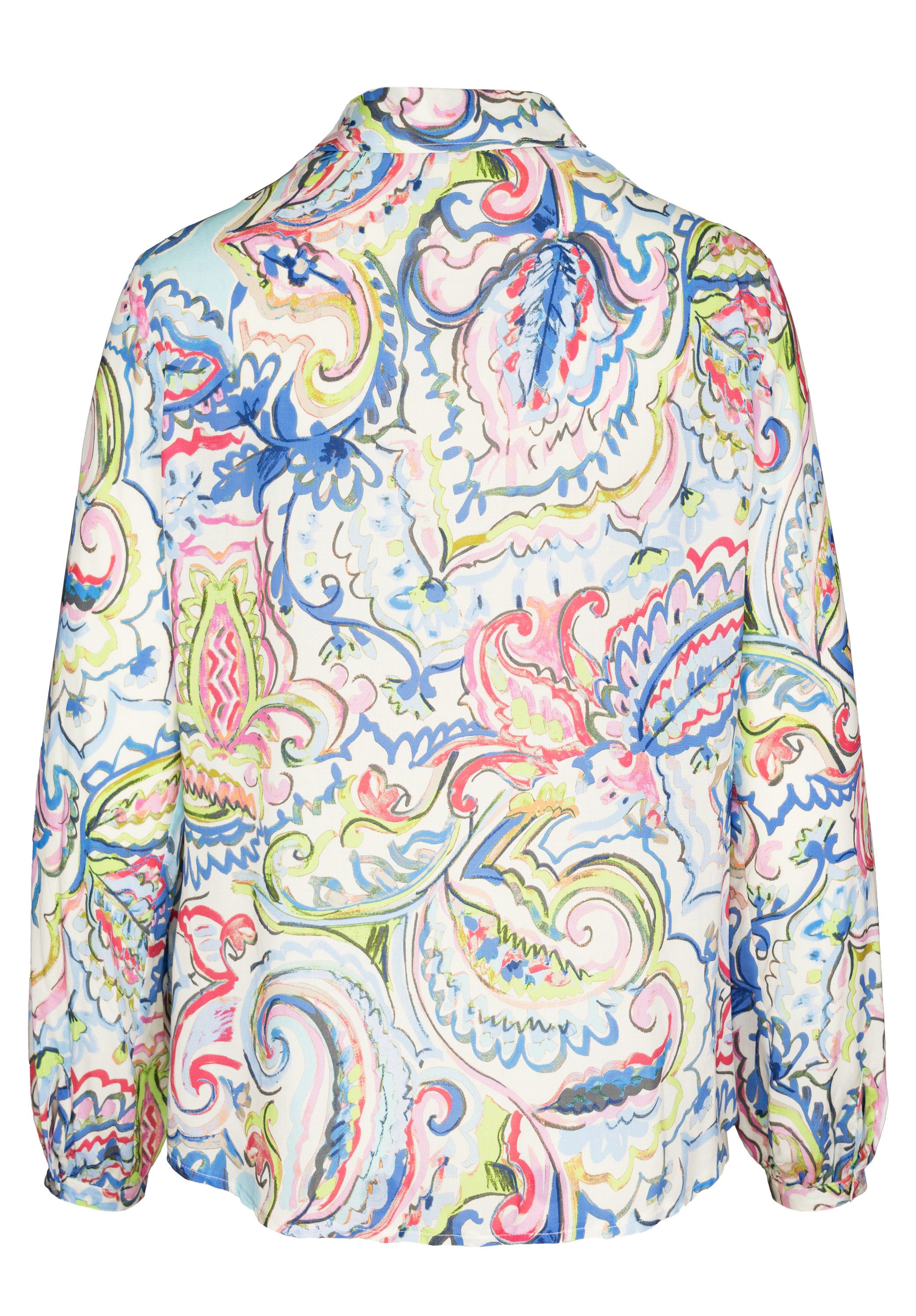 bianca Druckbluse ADINA im stilvollen Paisley-Design in Trendfarben