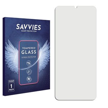 Savvies Panzerglas für Samsung Galaxy A12 Nacho, Displayschutzglas, Schutzglas Echtglas 9H Härte klar Anti-Fingerprint
