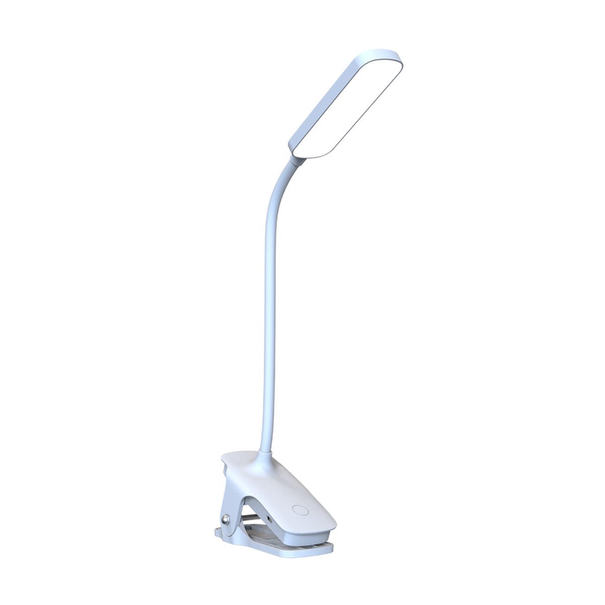 Wozinsky LED Leselampe VT, Kaltweiß, 360° Flexarm, 3 Helligkeitsstufen, Touch, USB-C und Klemmhalterung