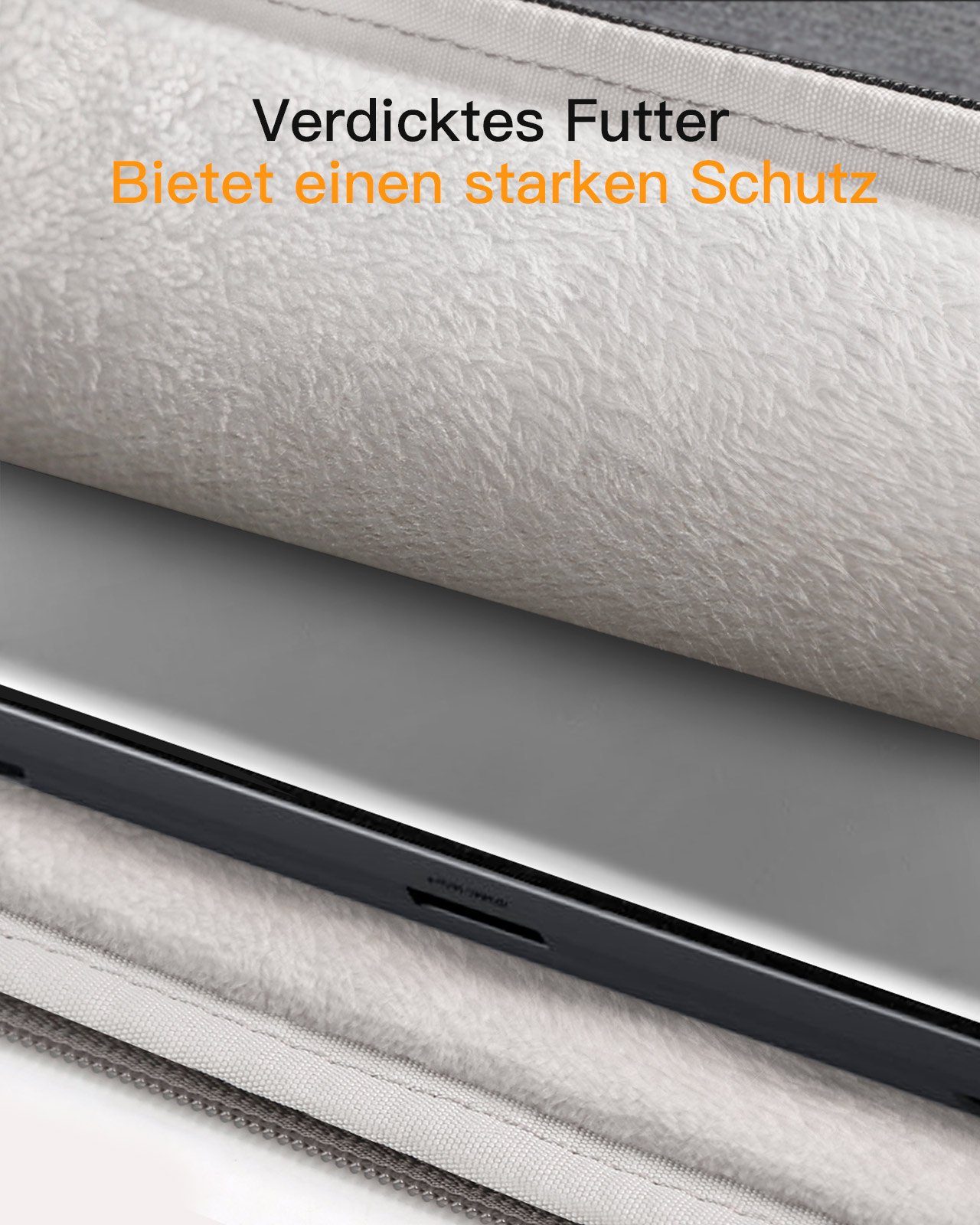 Inateck Laptop-Hülle 15.6 Zoll Laptoptasche Notebook Sleeve Schutzhülle – Bild 5 von 5